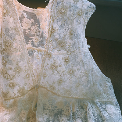 搭配神器花边蕾丝刺绣女夏季百搭