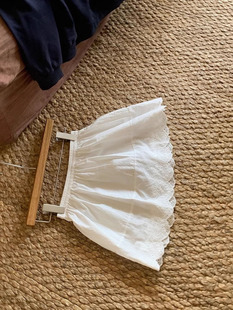 花边白色小屁帘女秋冬内搭叠穿半身裙打底神器下摆遮屁股蕾丝裙罩