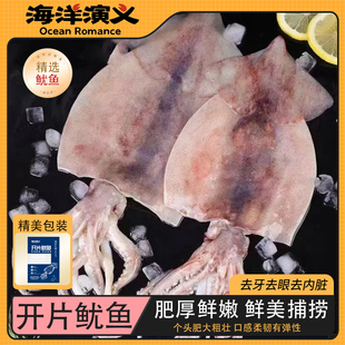 海洋演义开片鱿鱼100g/包*10包
