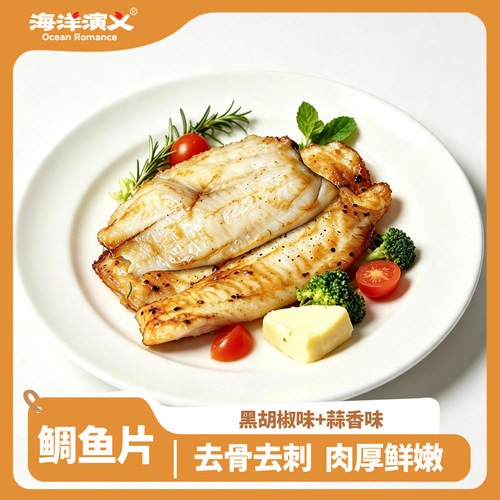 海洋演义鲷鱼片两种口味