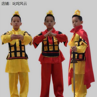 儿童古装课本剧完璧归赵服装将相和蔺相如廉颇演出汉服男女孩衣服