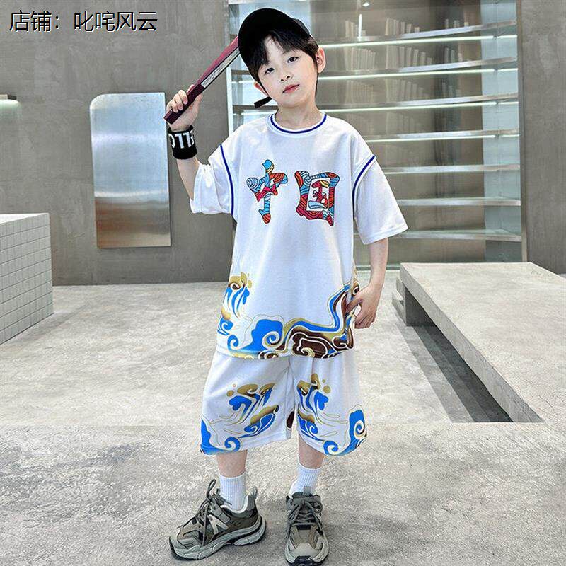 男童六一篮球服幼儿园演