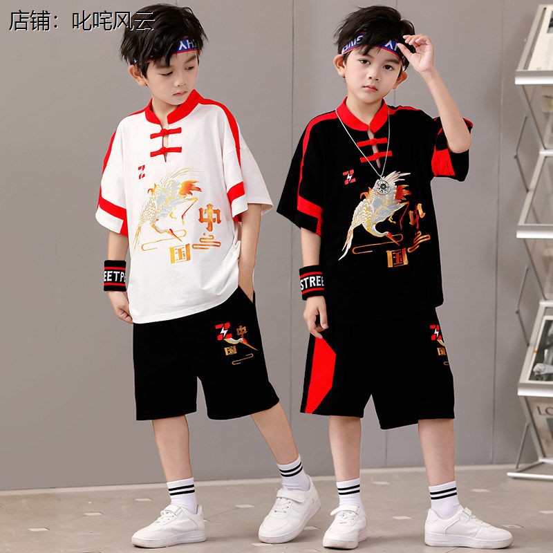 六一节儿童汉服男童民族