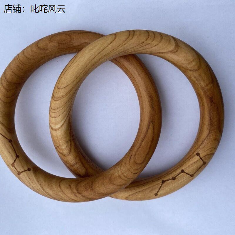 桃木手镯正宗品如意乾坤