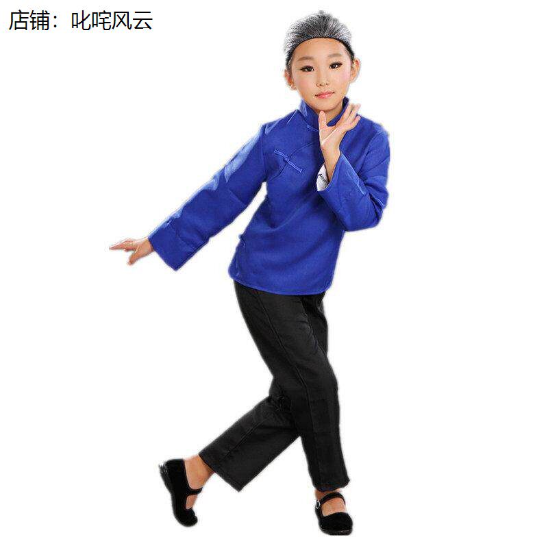 儿童老奶奶演出服角色扮