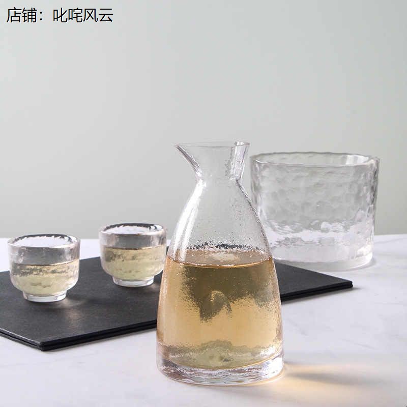 新中式水晶白酒杯清复古