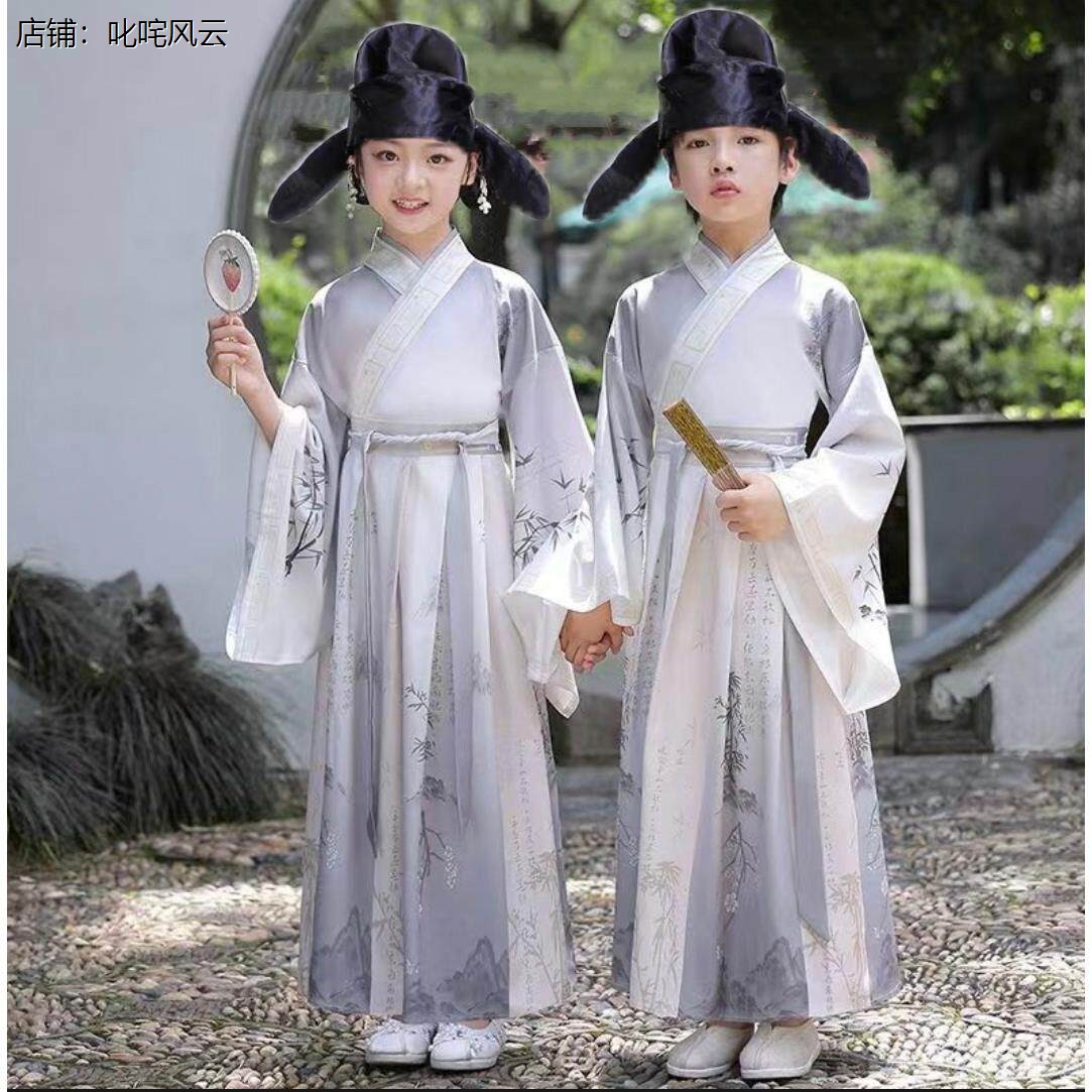 男童汉服宋朝诗人苏轼服