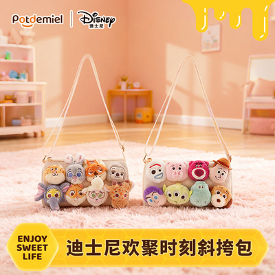 迪士尼potdemie疯狂动物城电影周边斜挎手拎单肩包毛绒礼物卡通女