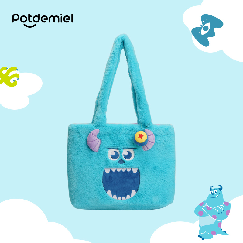 Potdemiel苏利文乖巧毛绒单肩包