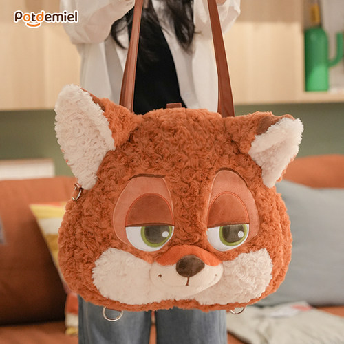 迪士尼正版potdemiel朱迪尼克大包毛绒公仔偶手拎单肩圣诞礼物女
