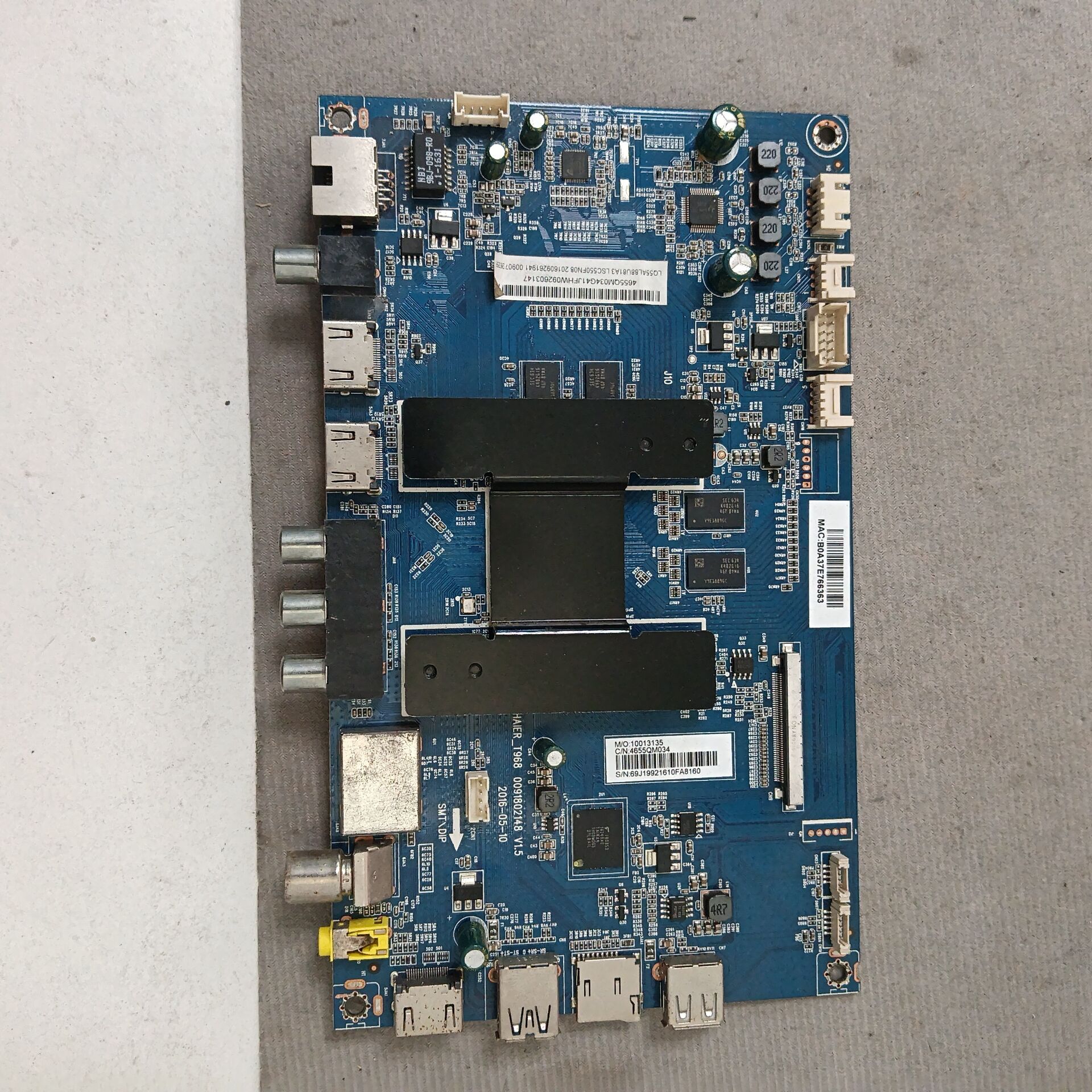 海尔LQ55AL88U81A3主板0091802148 V1.5 屏LSC550FN10