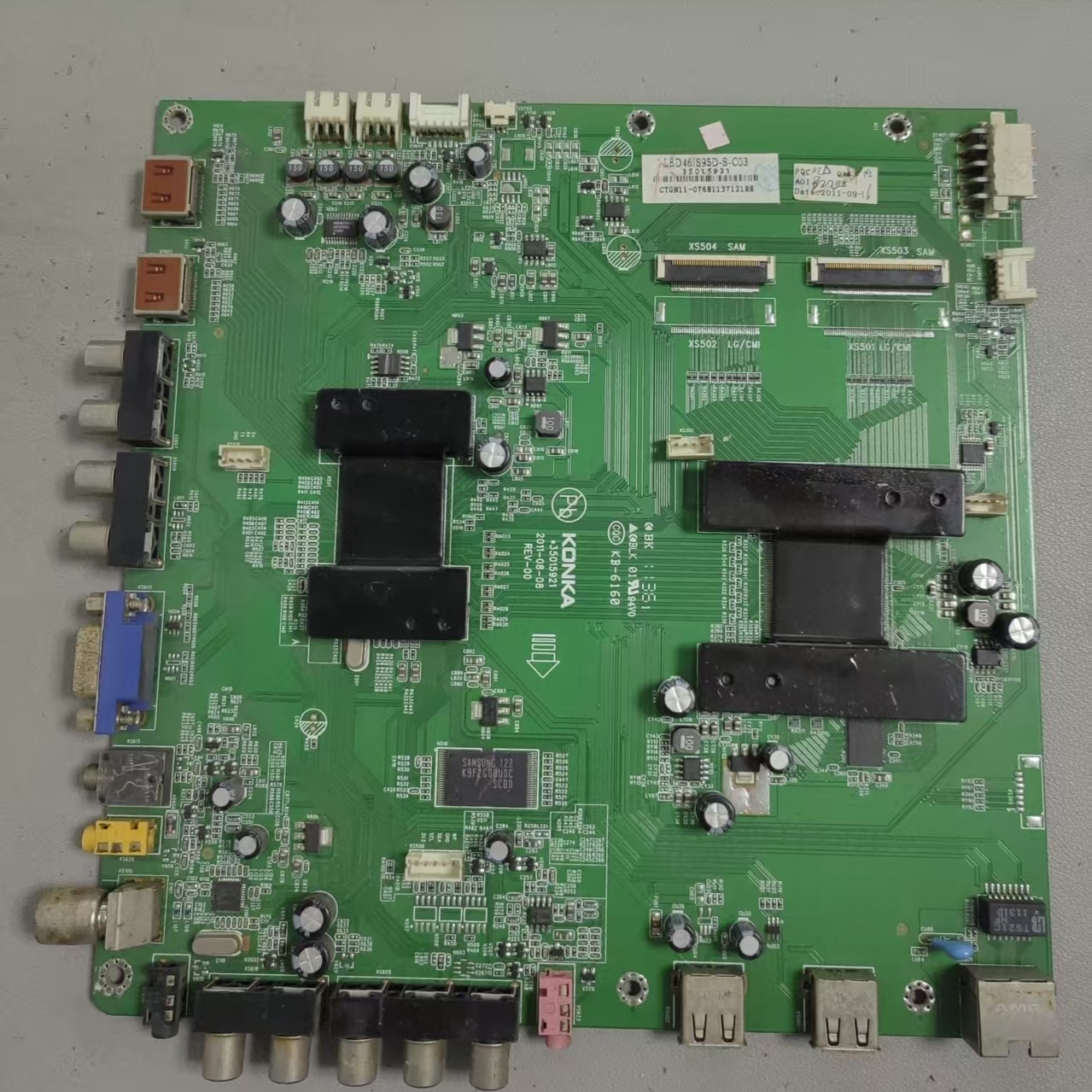康佳LED461S95D主板35015921屏LTA460HQ12