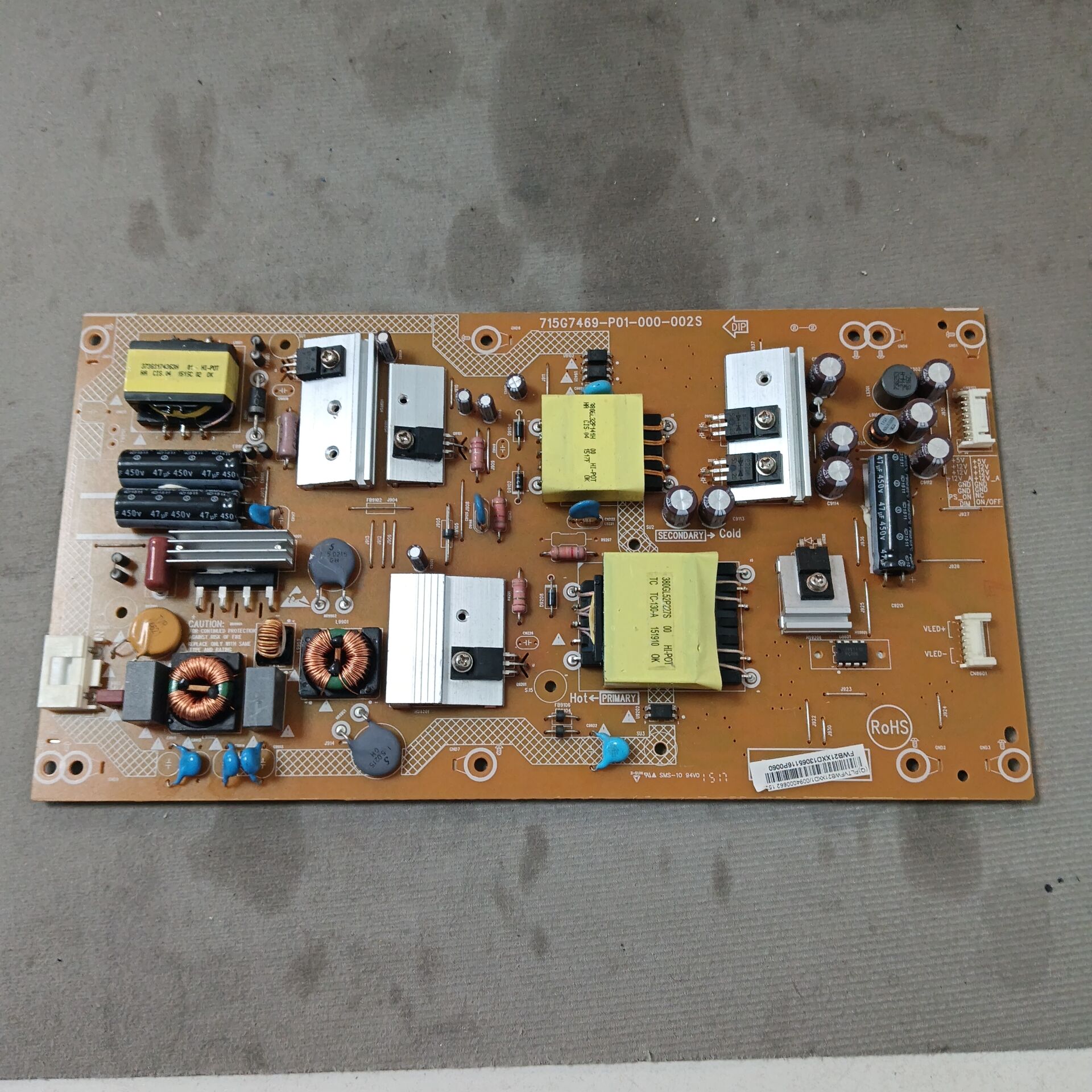海尔LE55AL88G31 LE55R31电源板715G7469-P01-000-002S