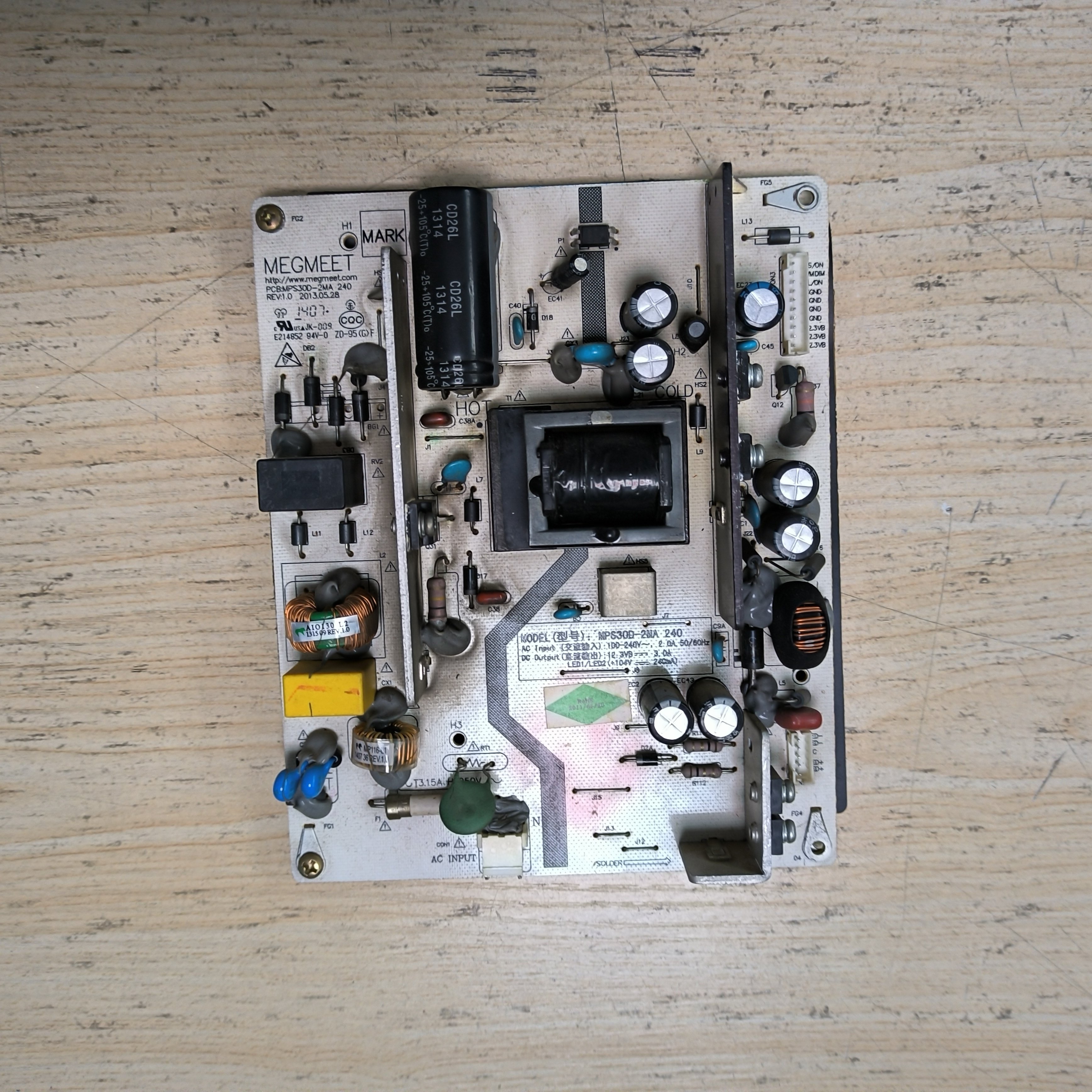 长虹 LED42C2051I LED42C2000i电源板MPS30D-2MA HSS30D