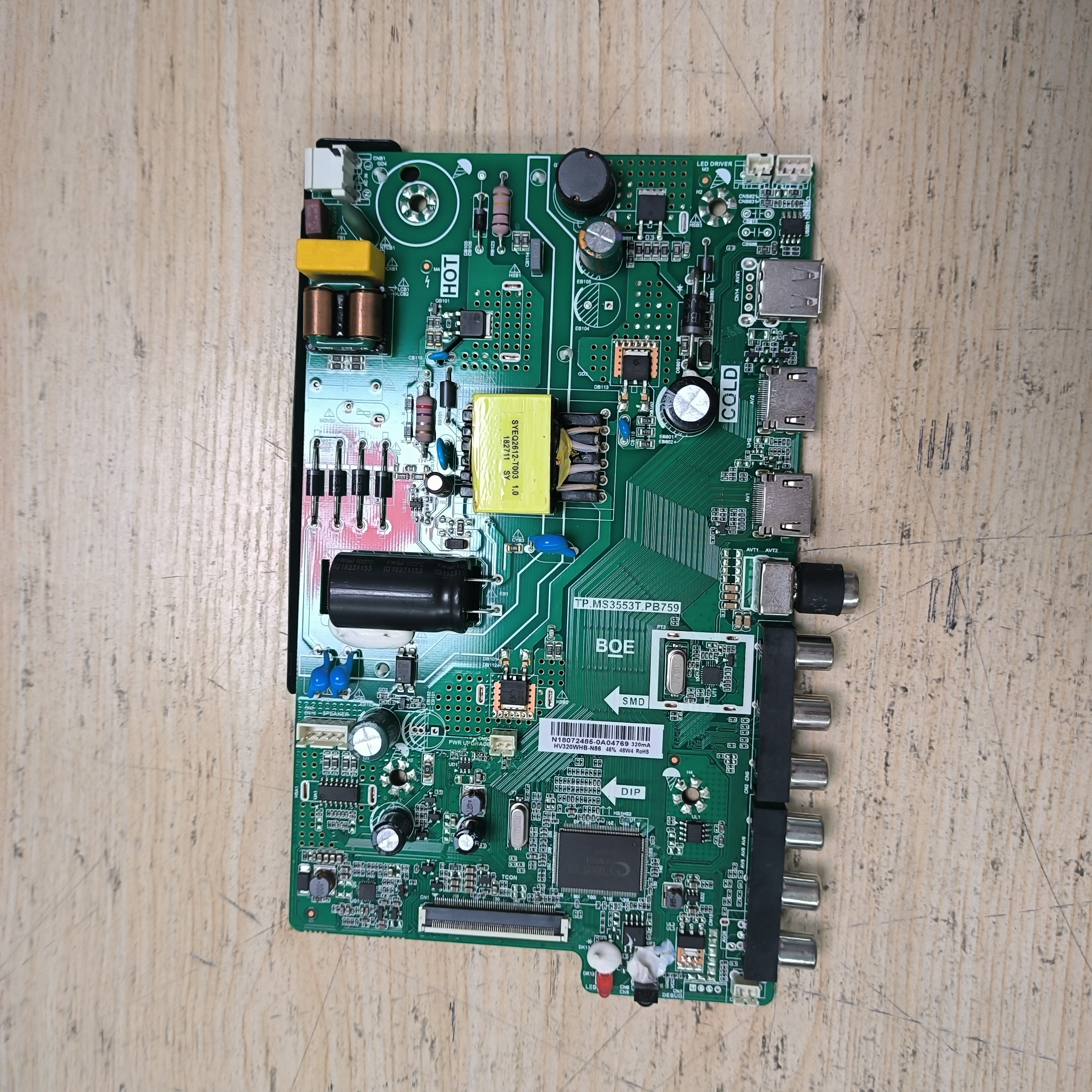 TCL L32F1S/LE32E2900主板TP.MS3553T.PB759屏BOEI320WX1-01