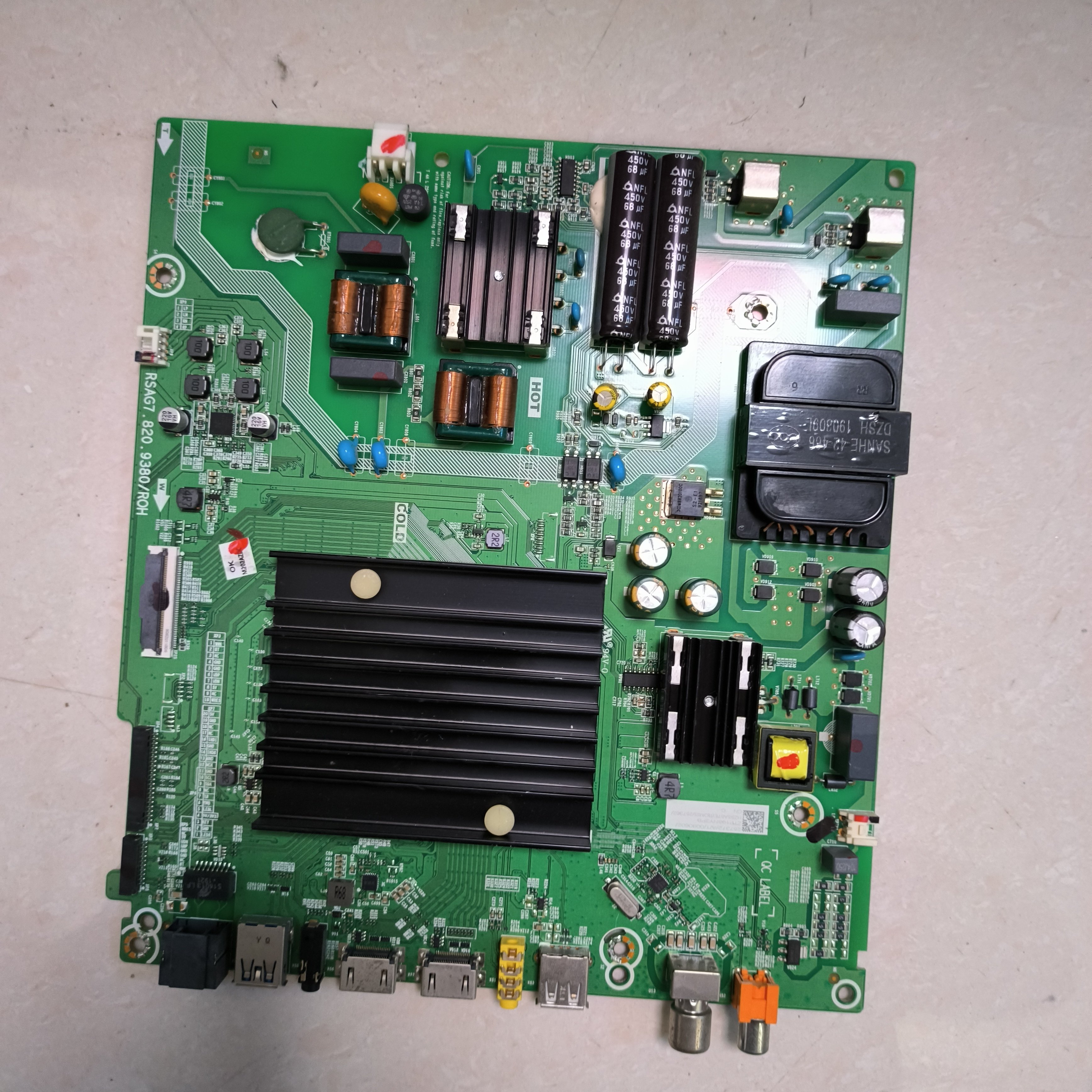 原装海信HZ55A57E主板RSAG7.820.9380屏HD550X1U81-K1M1