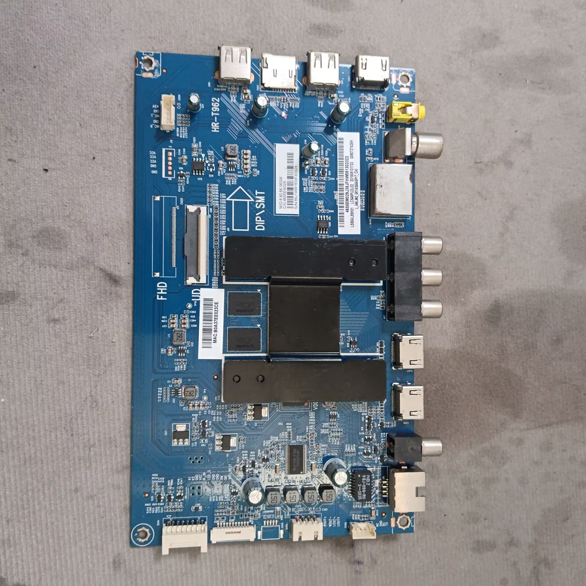 原装海尔 LS55251Z电视主板0091802191 V1.7配屏LC546PU2L02