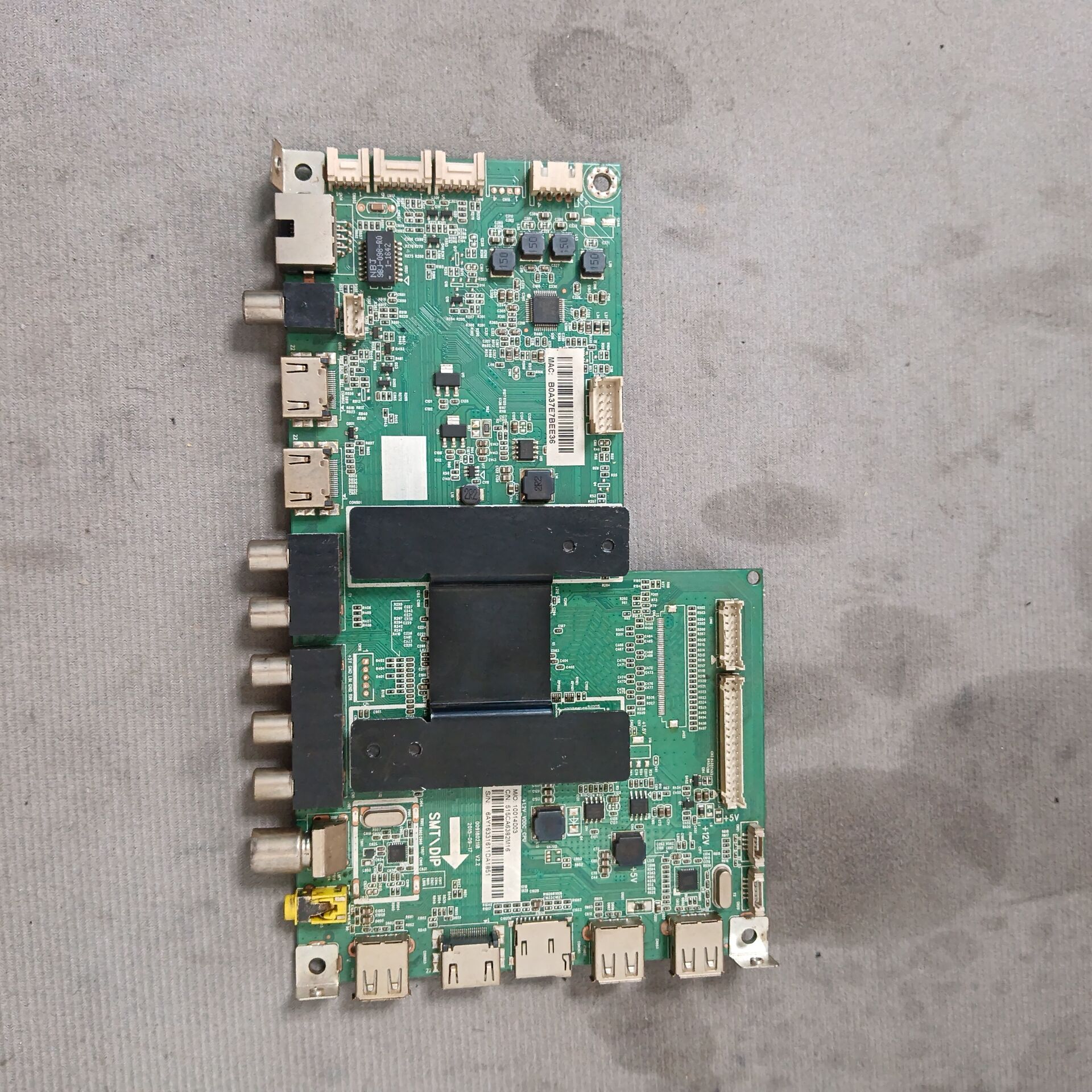 原装海尔LE48AL88G31电视主板0091802118 V2.2 屏LSC480HN10