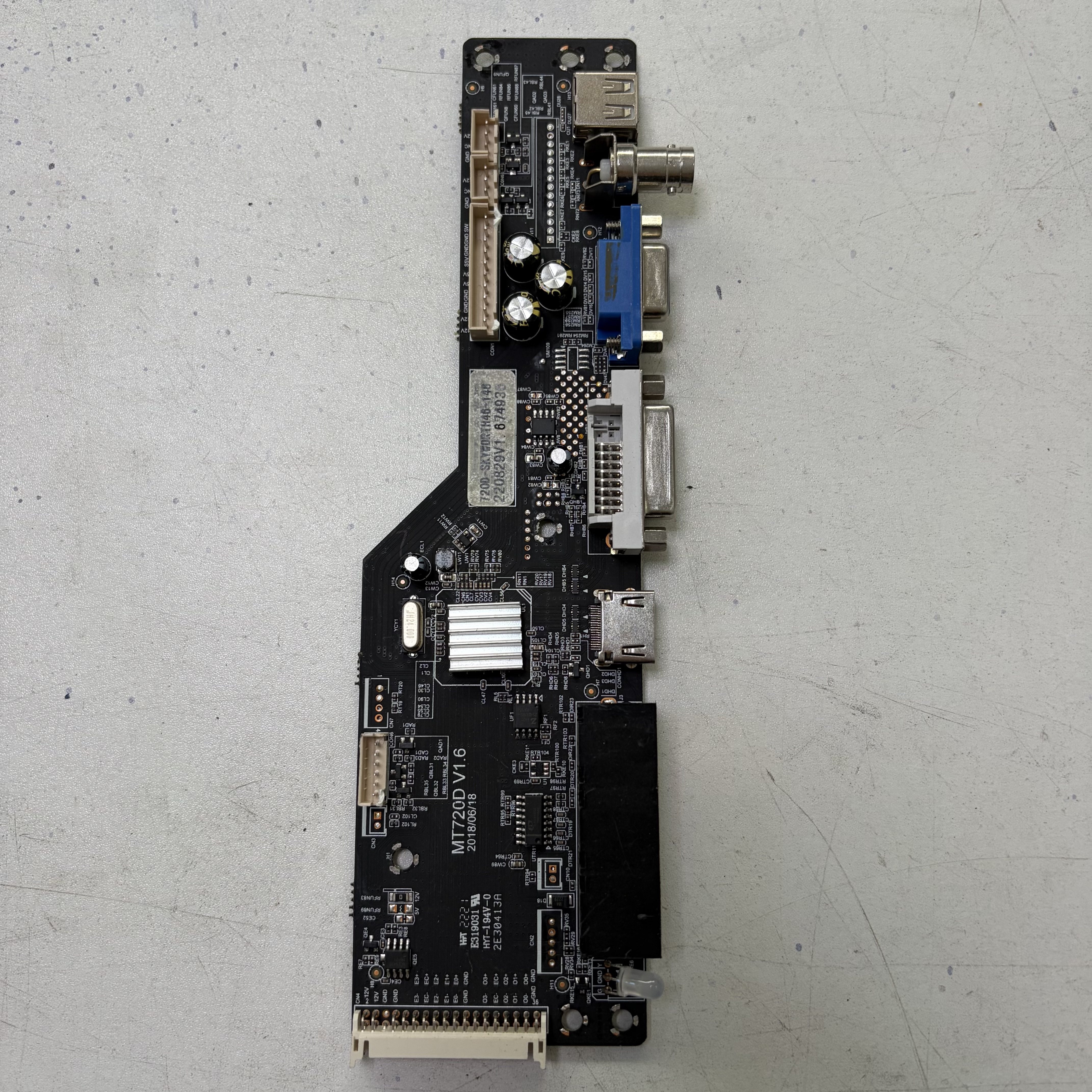 原装拆机拼接屏主板 MT720D V1.6控制器驱动板三星LG BOE屏