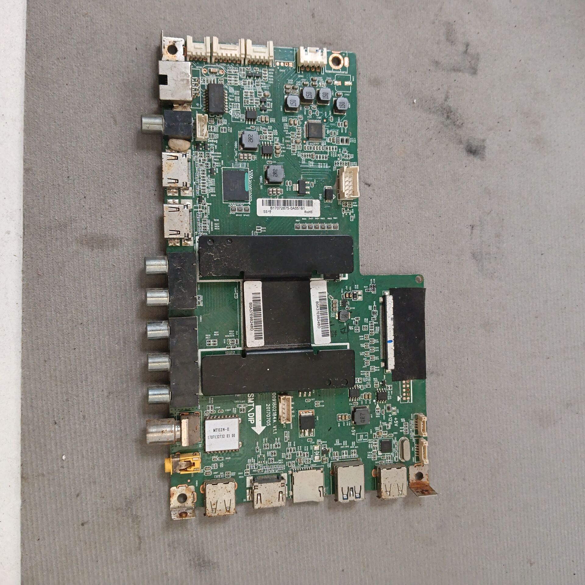 原装海尔LS55A51主板0091802184A V1.1屏LC546PU1L01