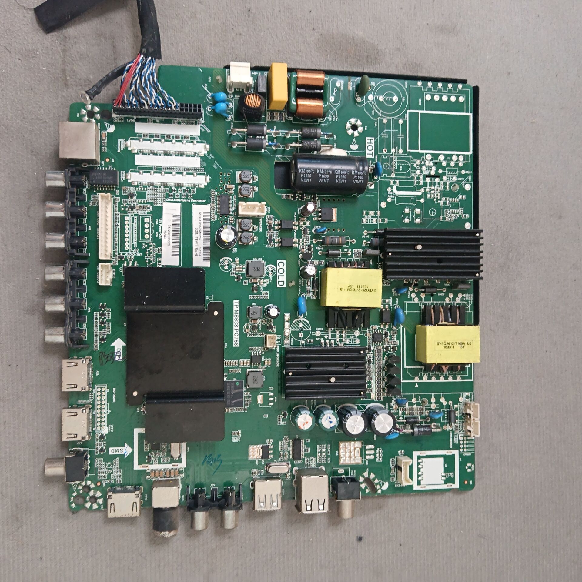 原装康佳LED-50B560P主板TP.MS638.PC758屏72003638