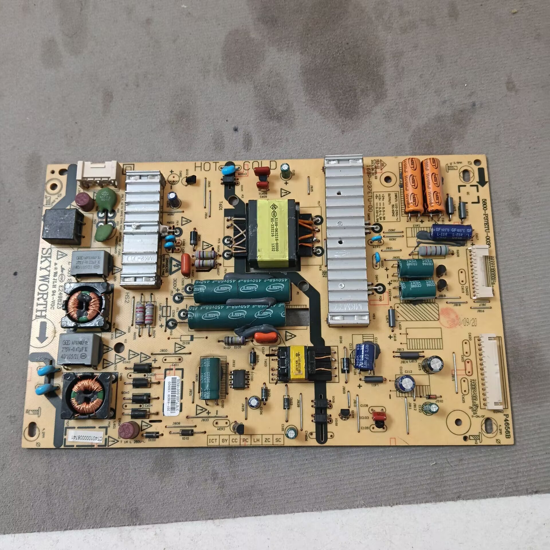 创维42E7DRS  42E730A电源板168P-P37ETU-00   5800-P37ETU-0030