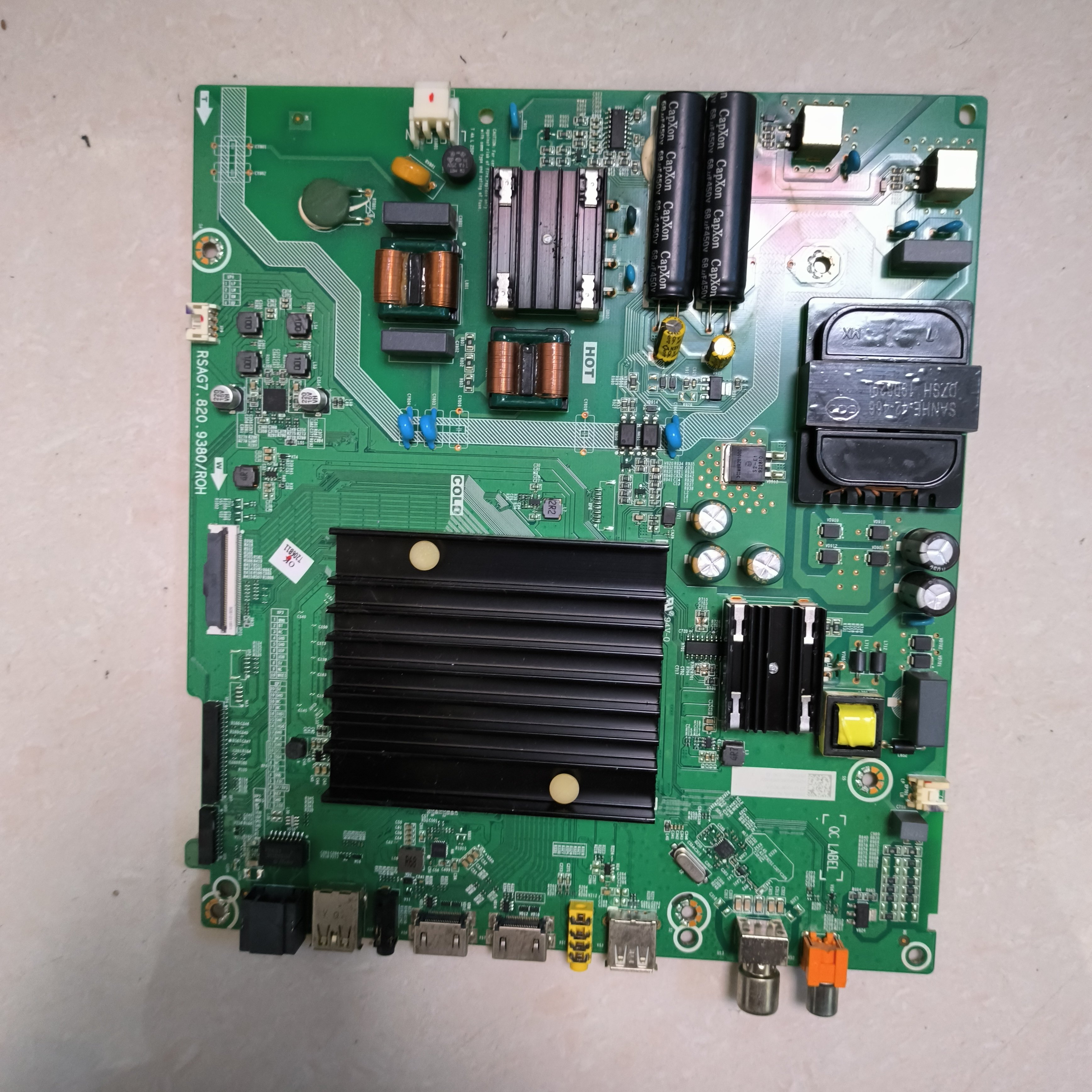 海信HZ55A55E(BOM2)主板RSAG7.820.9380 屏HD550X1U81-K1