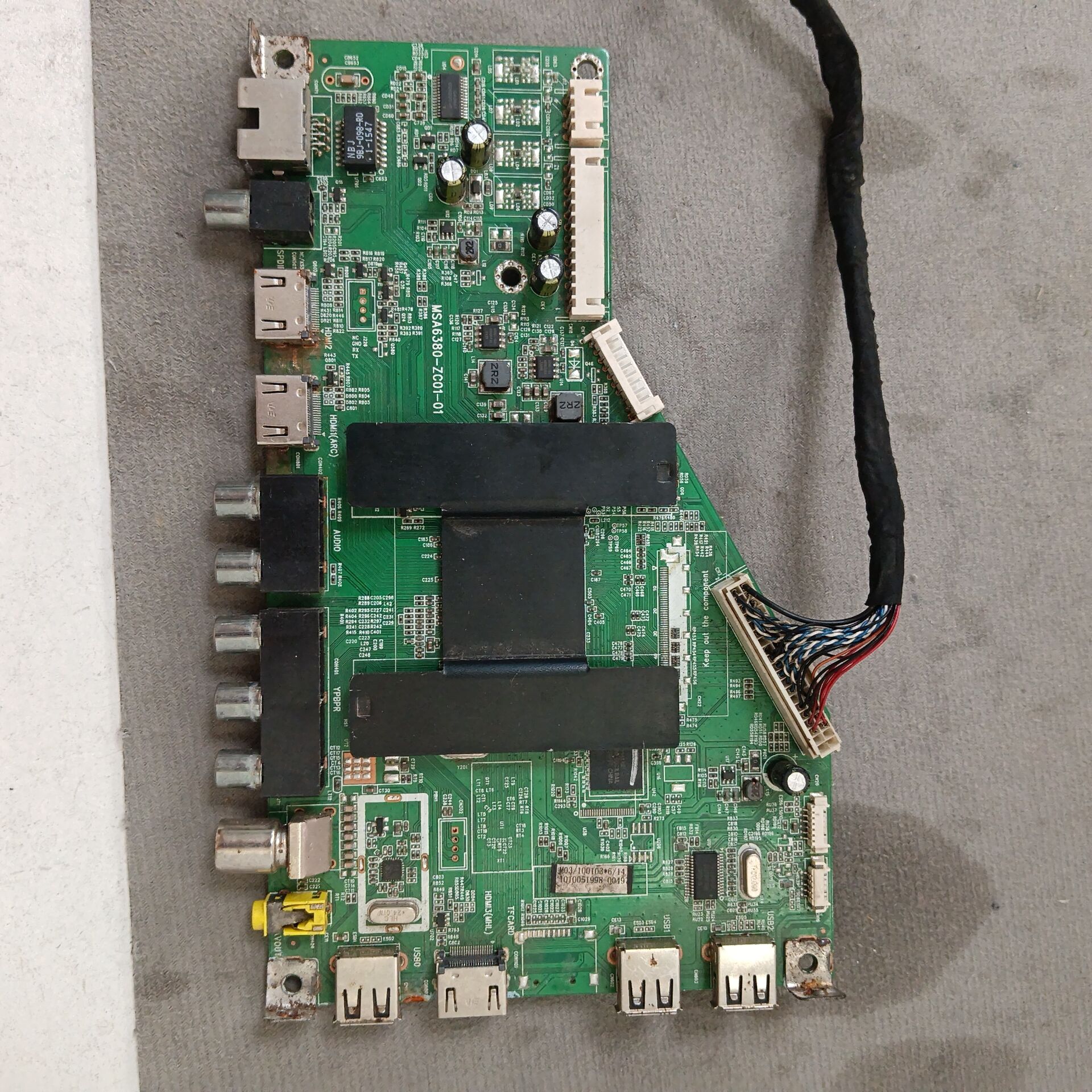 原装海尔LE42B310G 主板MSA6380-ZC01-01 屏V420HJ2-P01