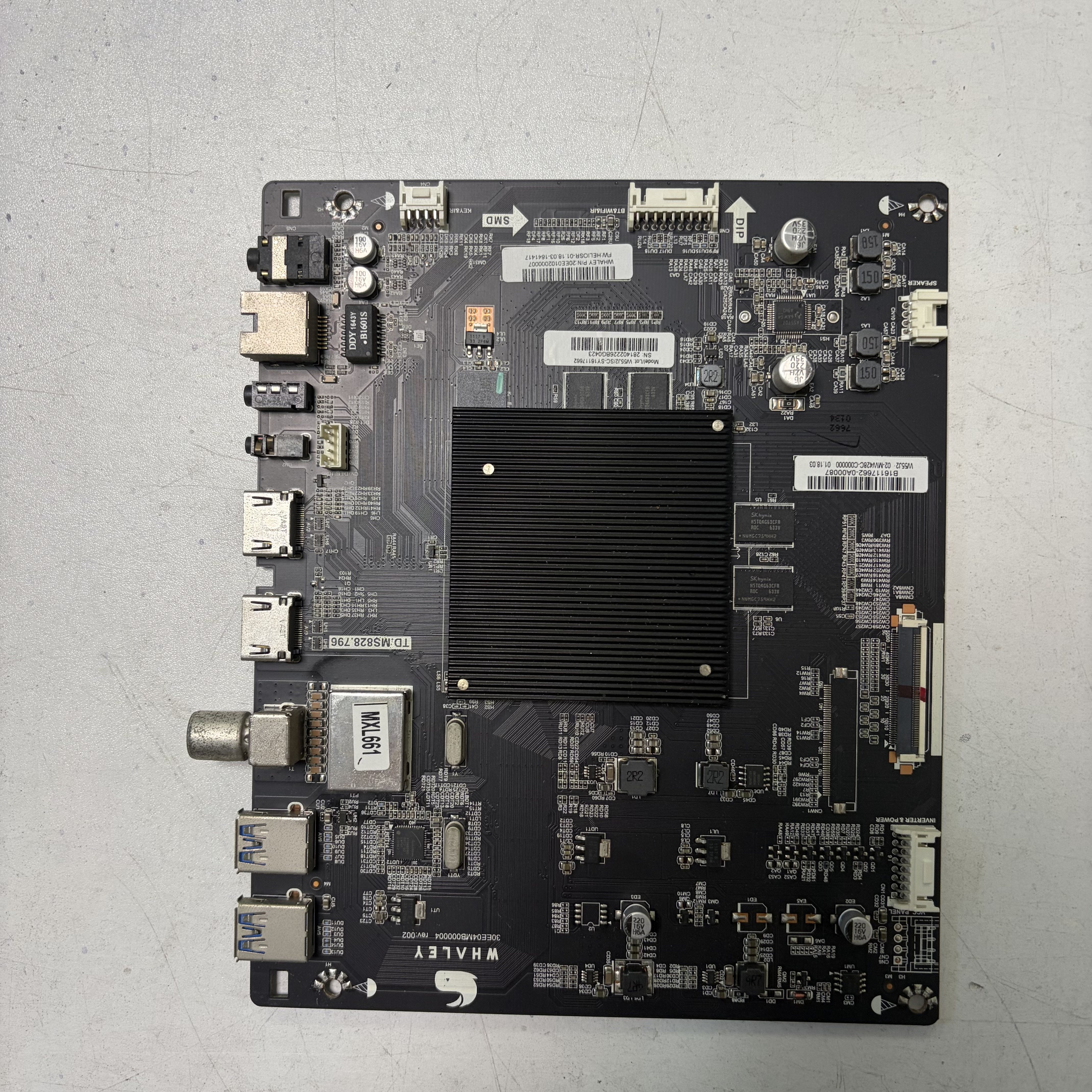 原装微鲸55D2UA 55D2UKD W55J2主板TD.MS828.796 30EE04MB000004