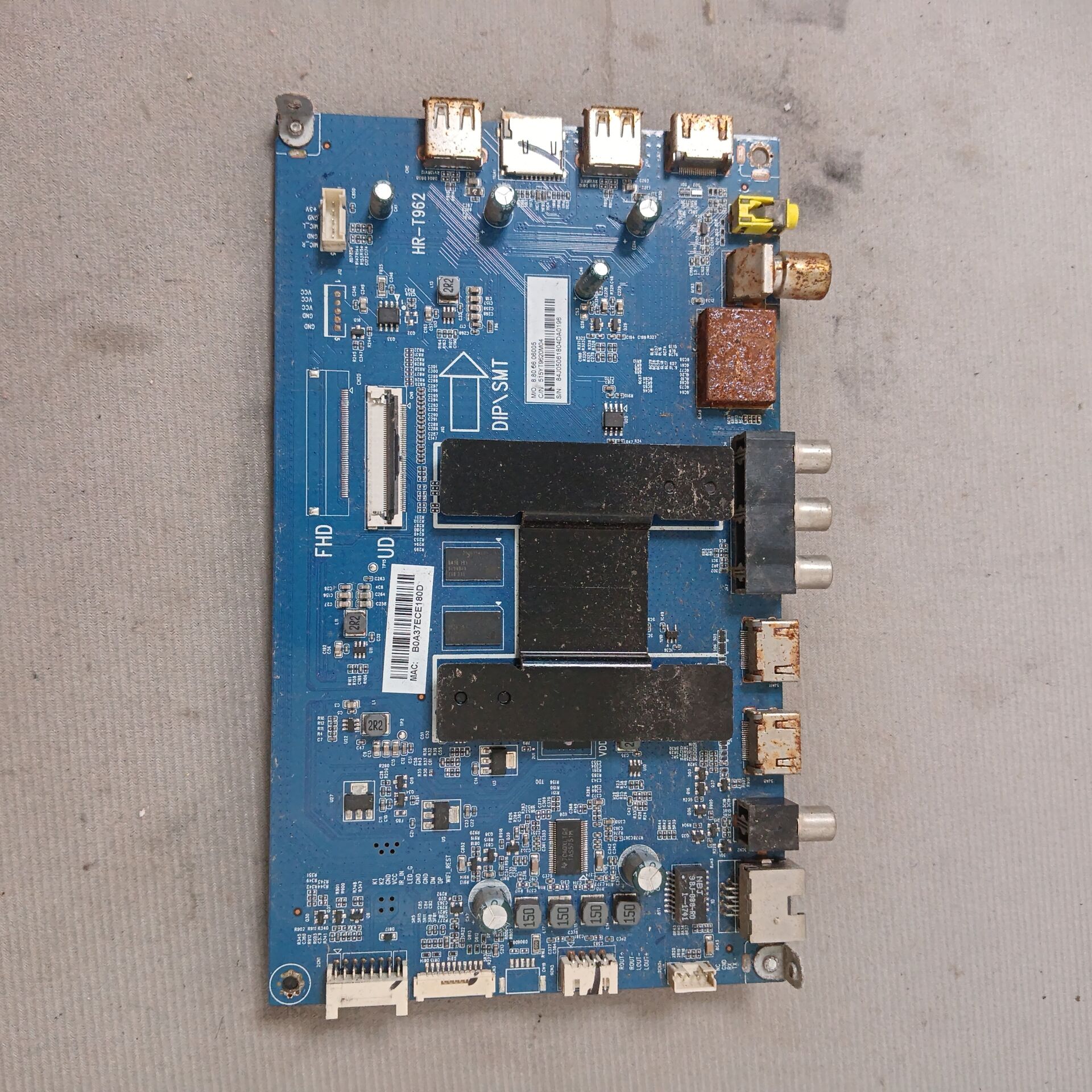 原装海尔LS55M31主板板号0091802191 V1.7屏LSC550FM1-9