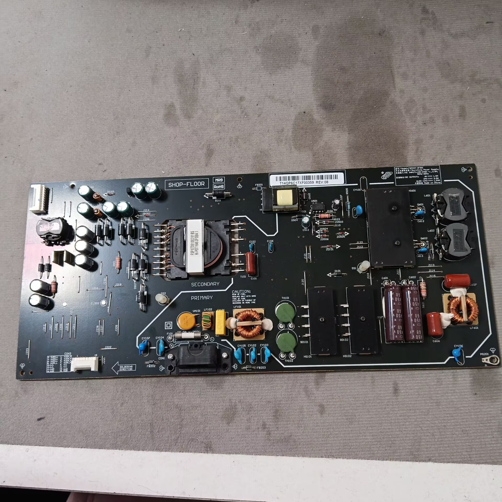 小米L70RA-RA液晶电源板FSP192-1FS01 SH0P-FL00R