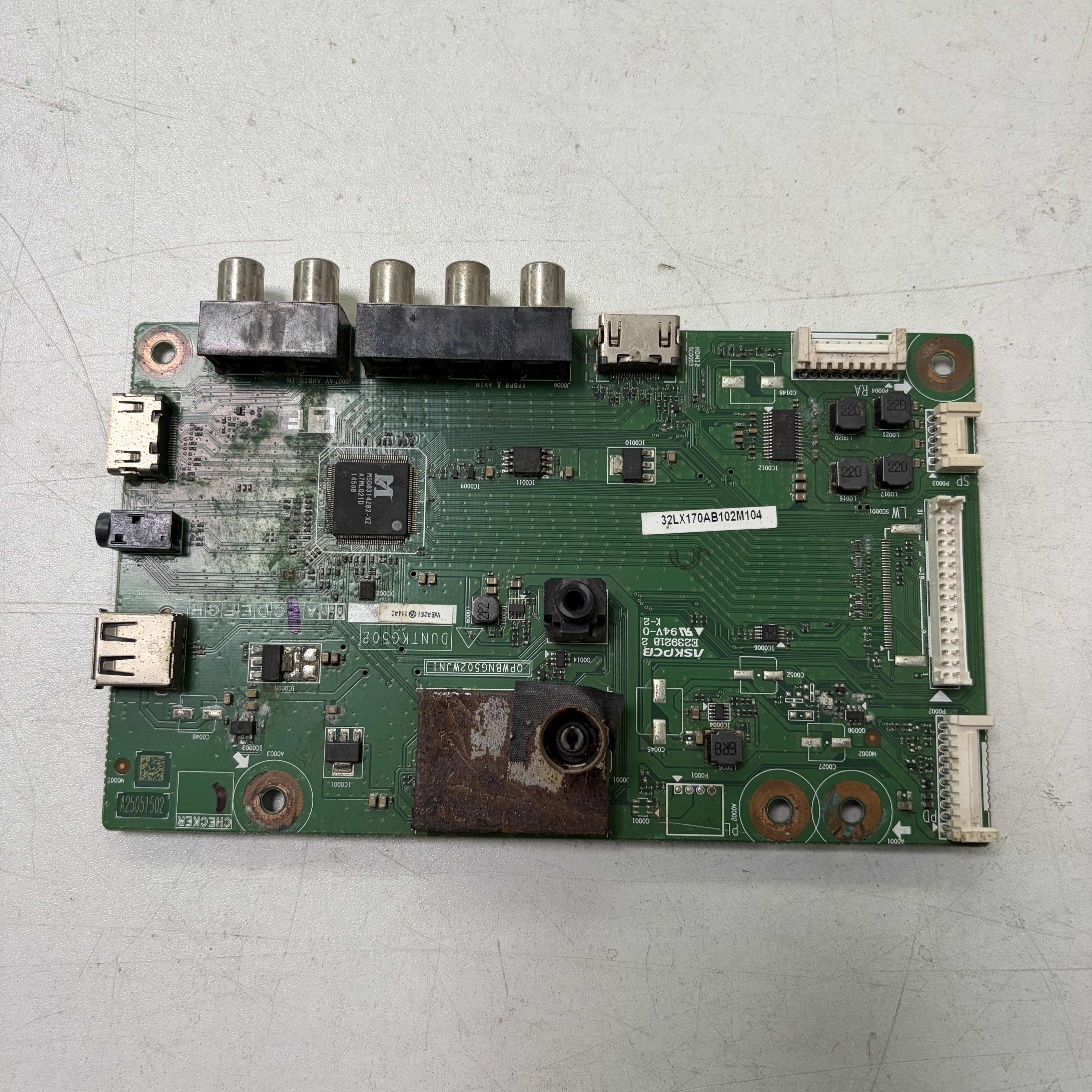 原装夏普LCD-32LX170A液晶电视机主板QPWBNG502WJN1屏TA405-0测好