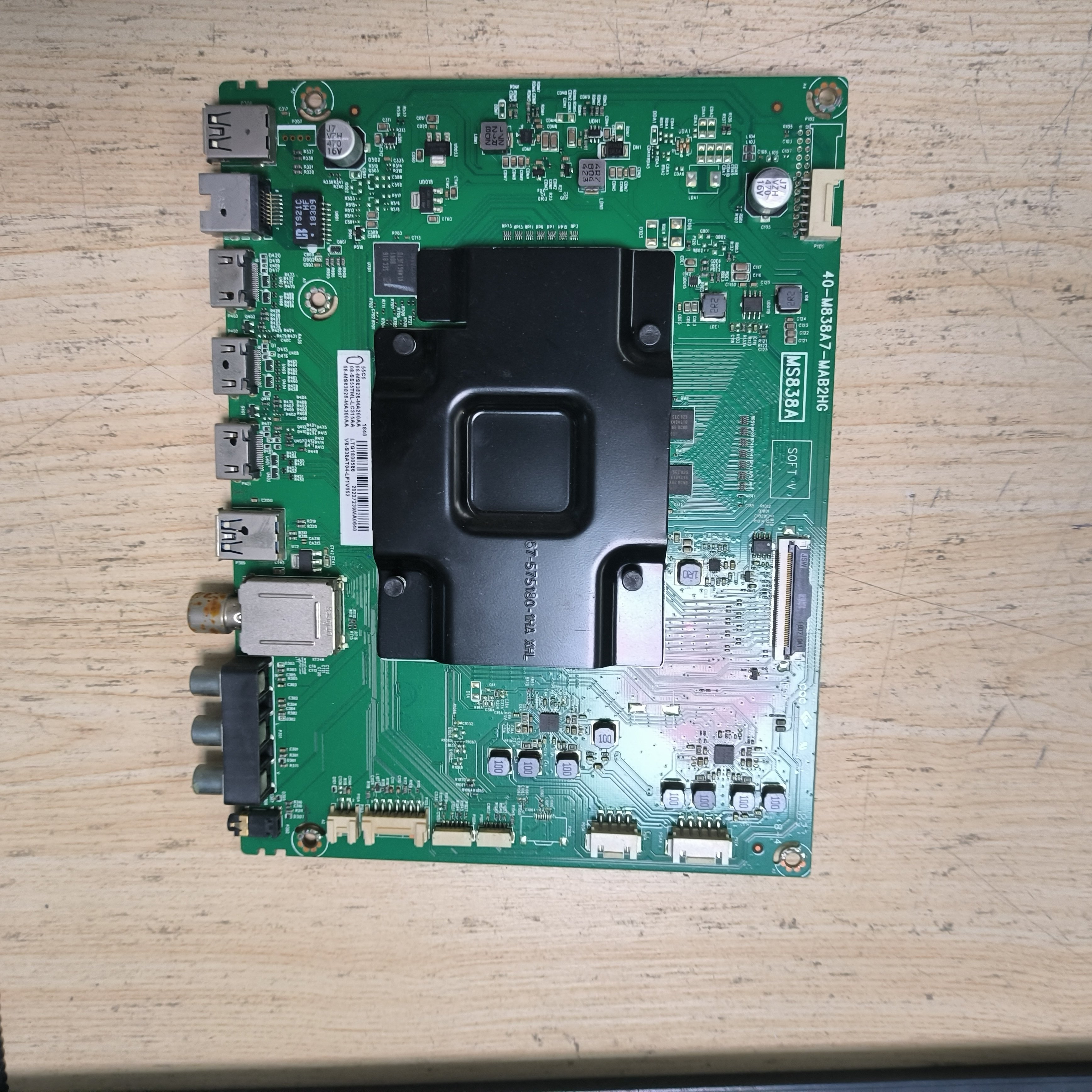 TCL 55C5主板40-M838A7-MAB2HG屏LVU550NE8L