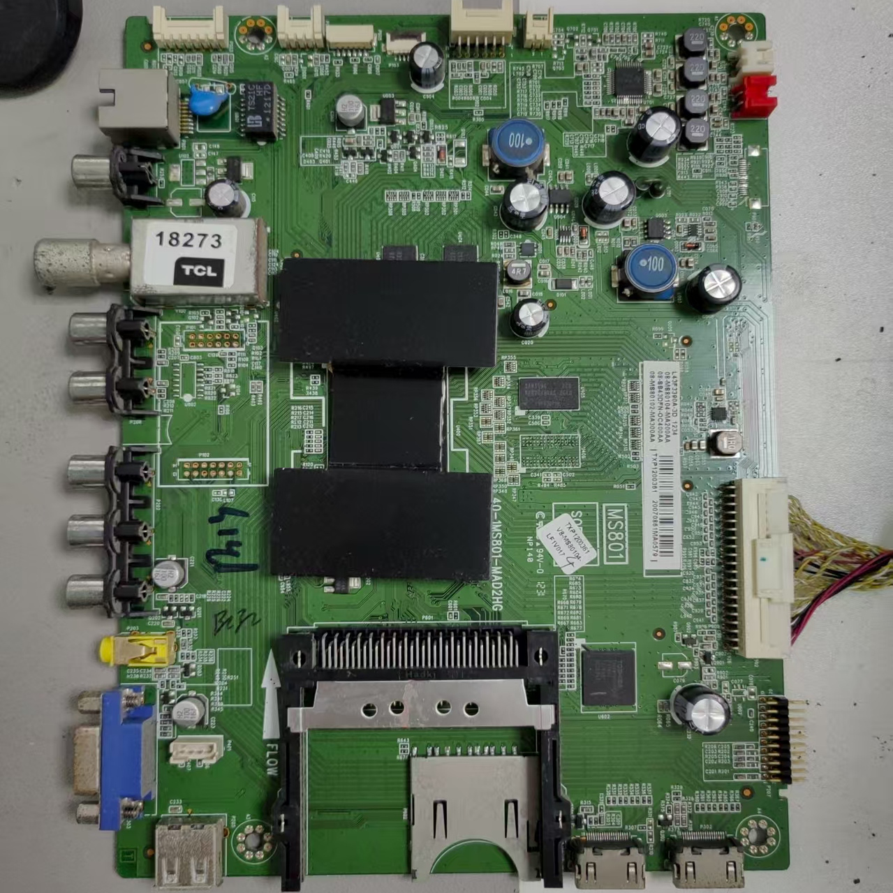 TCL L43F3390A-3D主板40-1MS801-MAD2HG屏LVF430SSTM