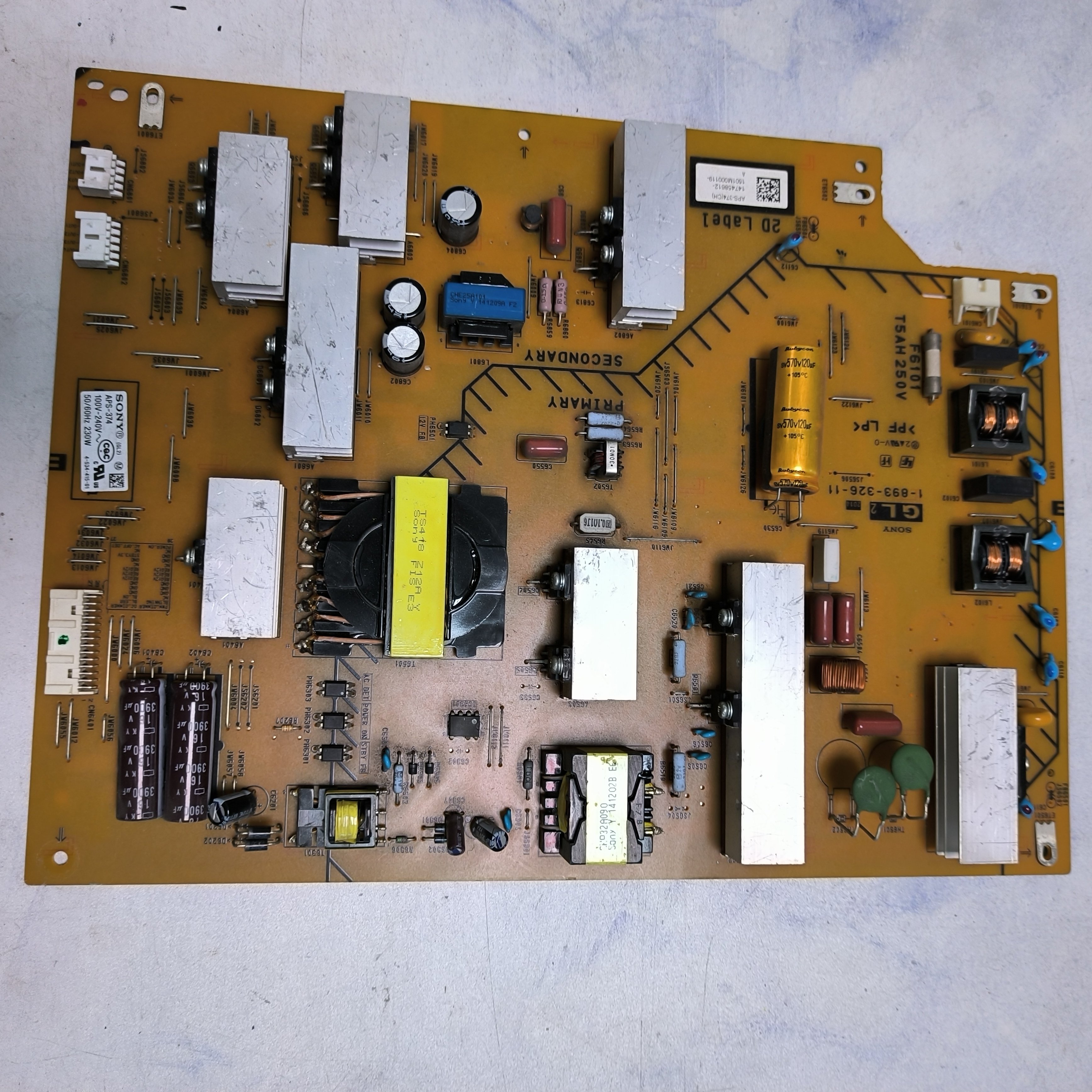 原装索尼KDL-60W600B/60WM15B电源板1-893-326-11 APS-374