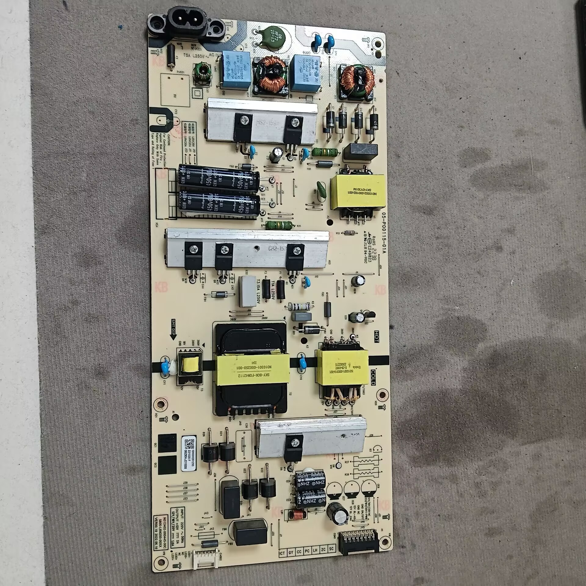 创维65H30电源板5800-L6M200-00XX   N012402-000445-006/C/3/B/9