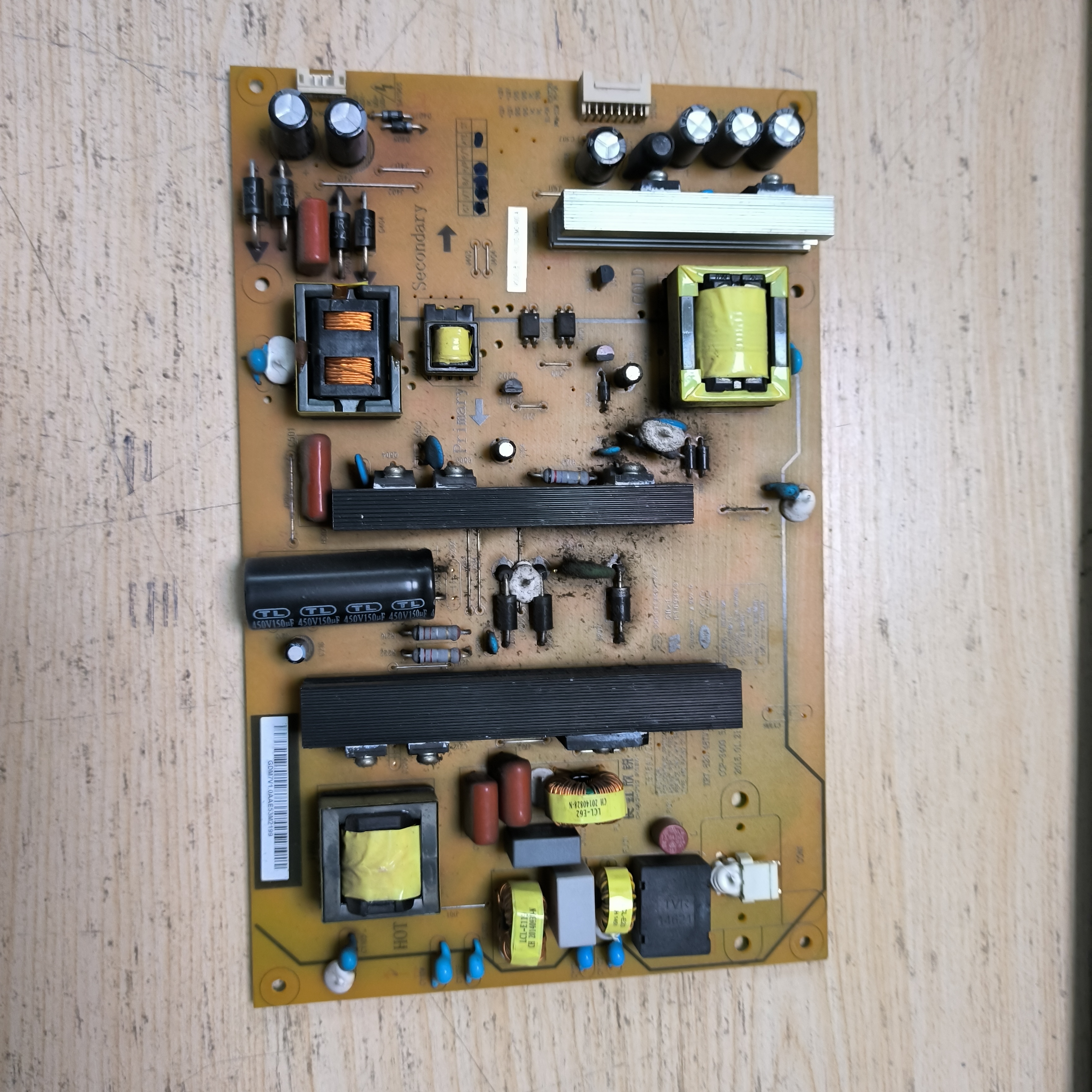 长虹55U1A  55D2060G 电源板HSL70D-2MD XR7.820.487V1.1