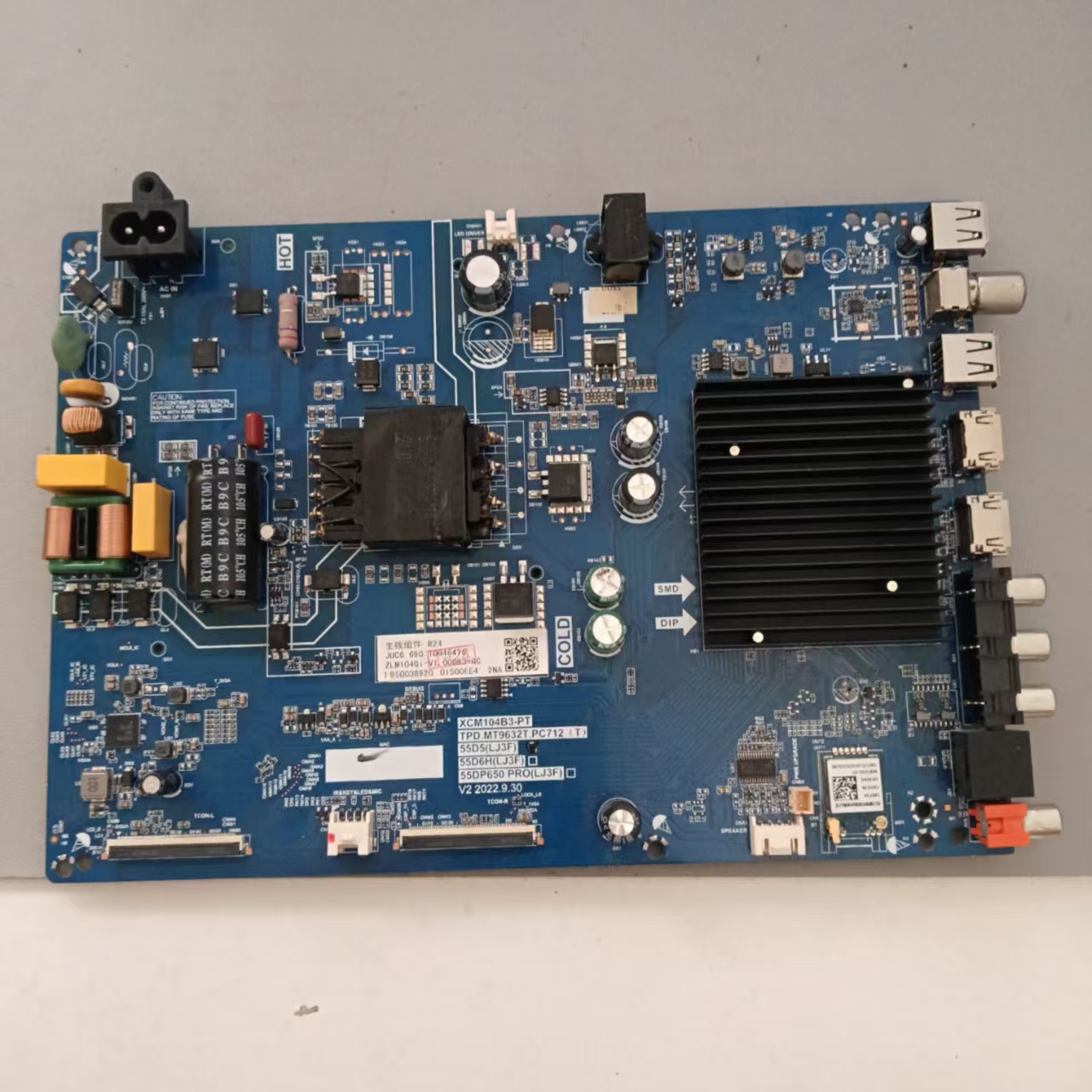 长虹55D5主板XCM104B3-PT TPD.MT9632T.PC712屏C550U22-E4-H