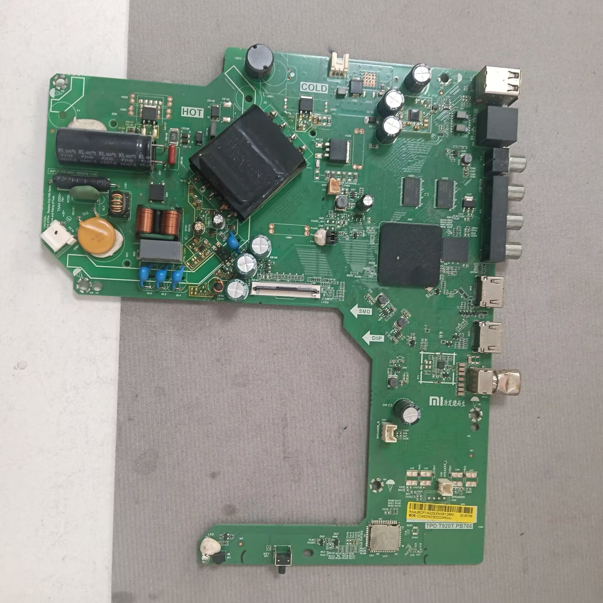 RA4J原装红米 L43R6-A主板TPD.T920T.PB766屏L43R6-A-B0E