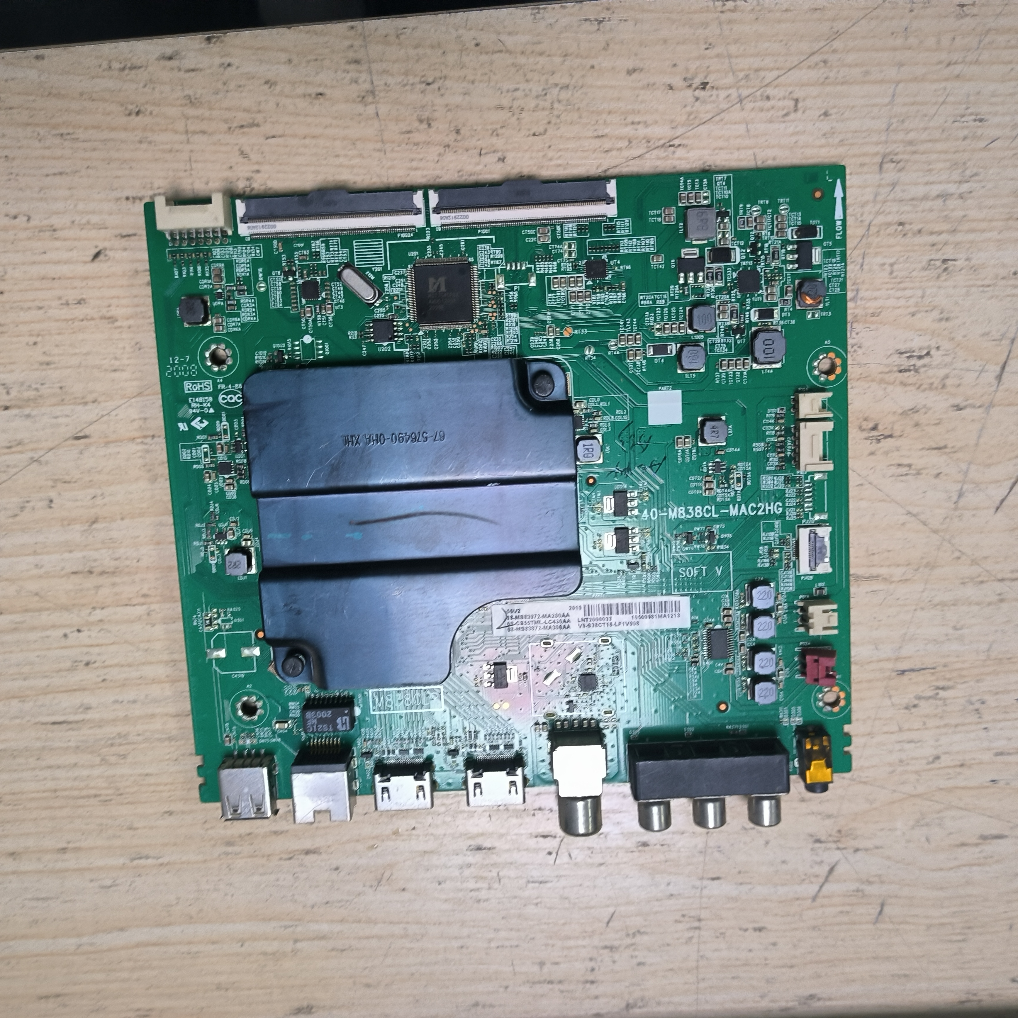 原装TCL 55V2主板40-M838CL-MAC2HG 配屏LVU550NDEL CS9W00 V3