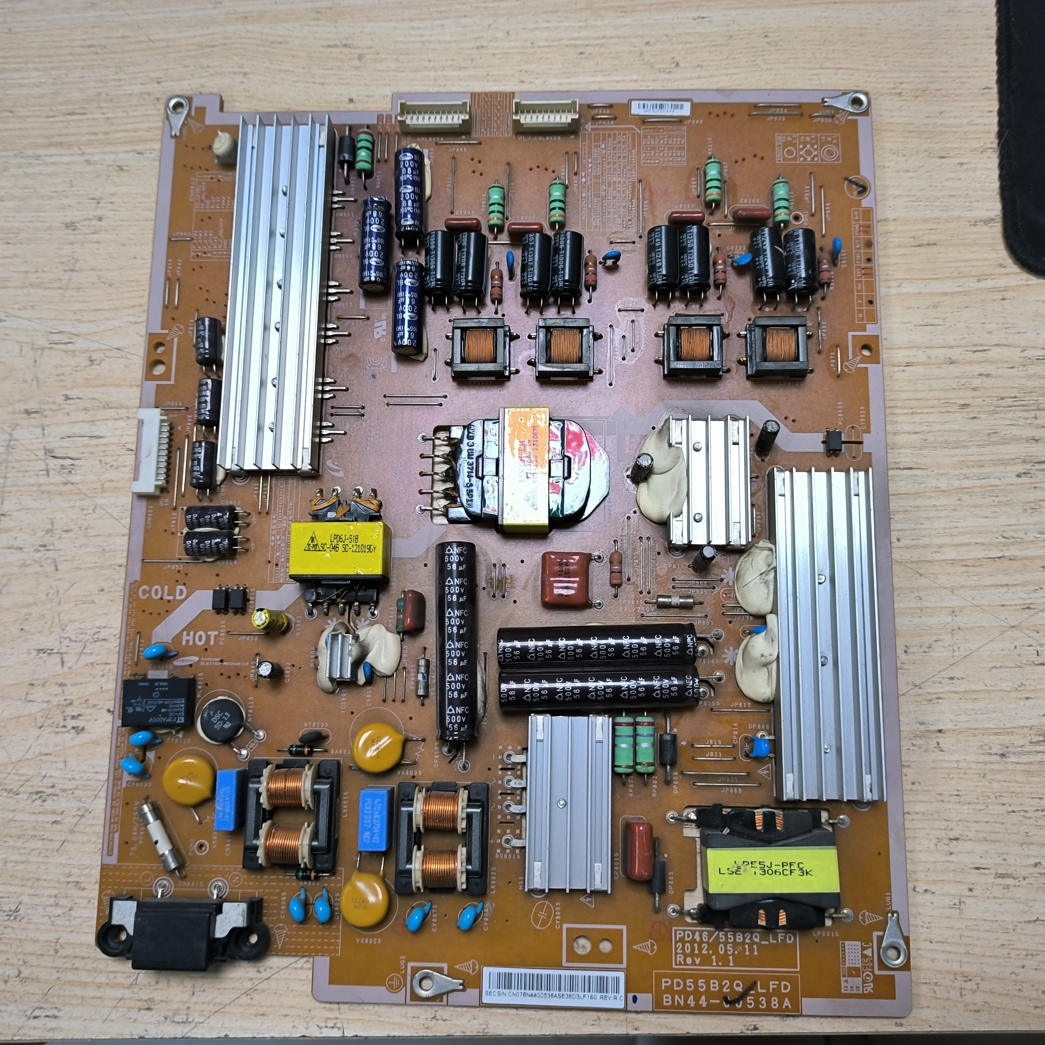 三星PD55B2Q_LFD电源板BN44-00538A PD55B2Q-LFD