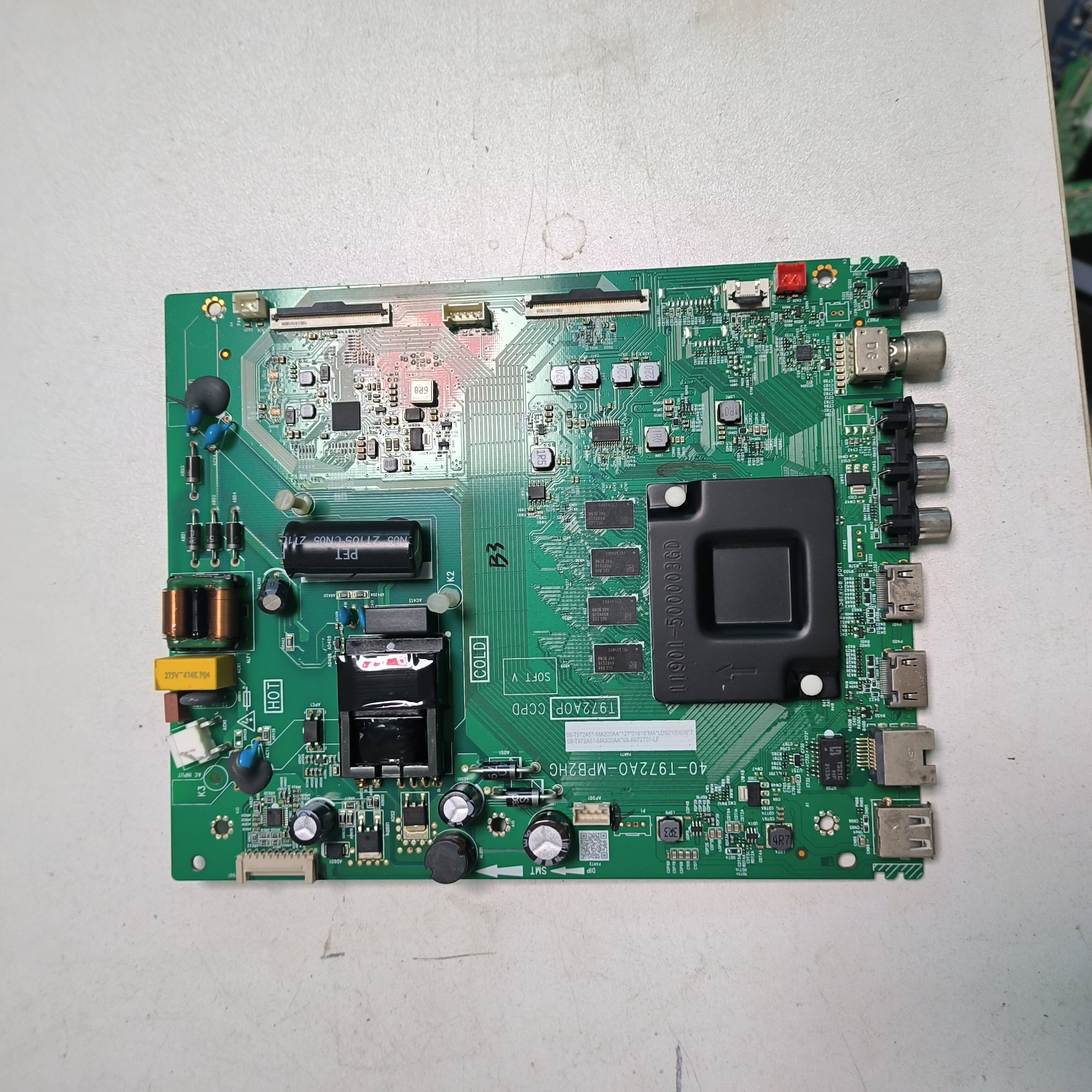 原装TCL 50F8液晶电视机主板40-T972A0-MPB2HG屏LVU500NDEL PD9W0