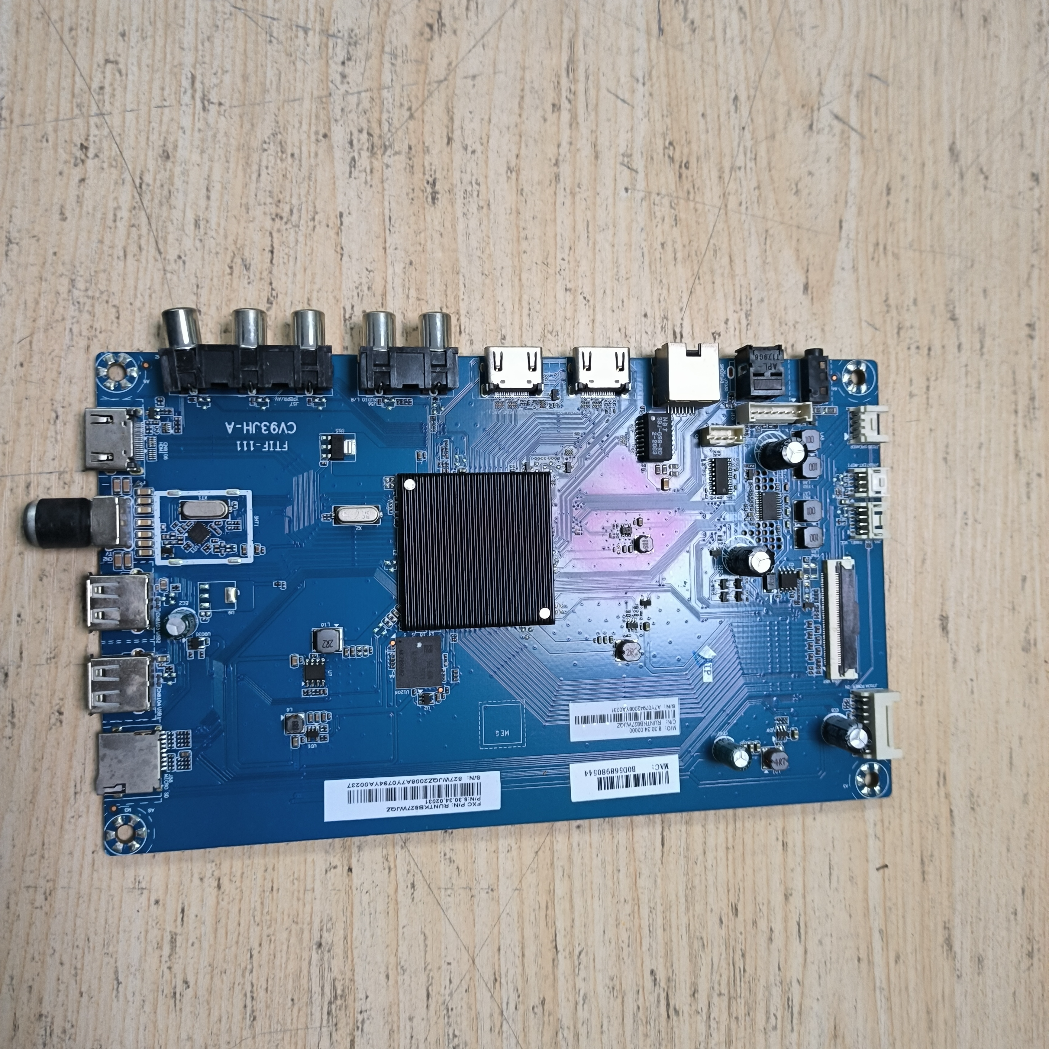 原装夏普4T-C60BFMA主板CV93JH-A屏600LDU1-2