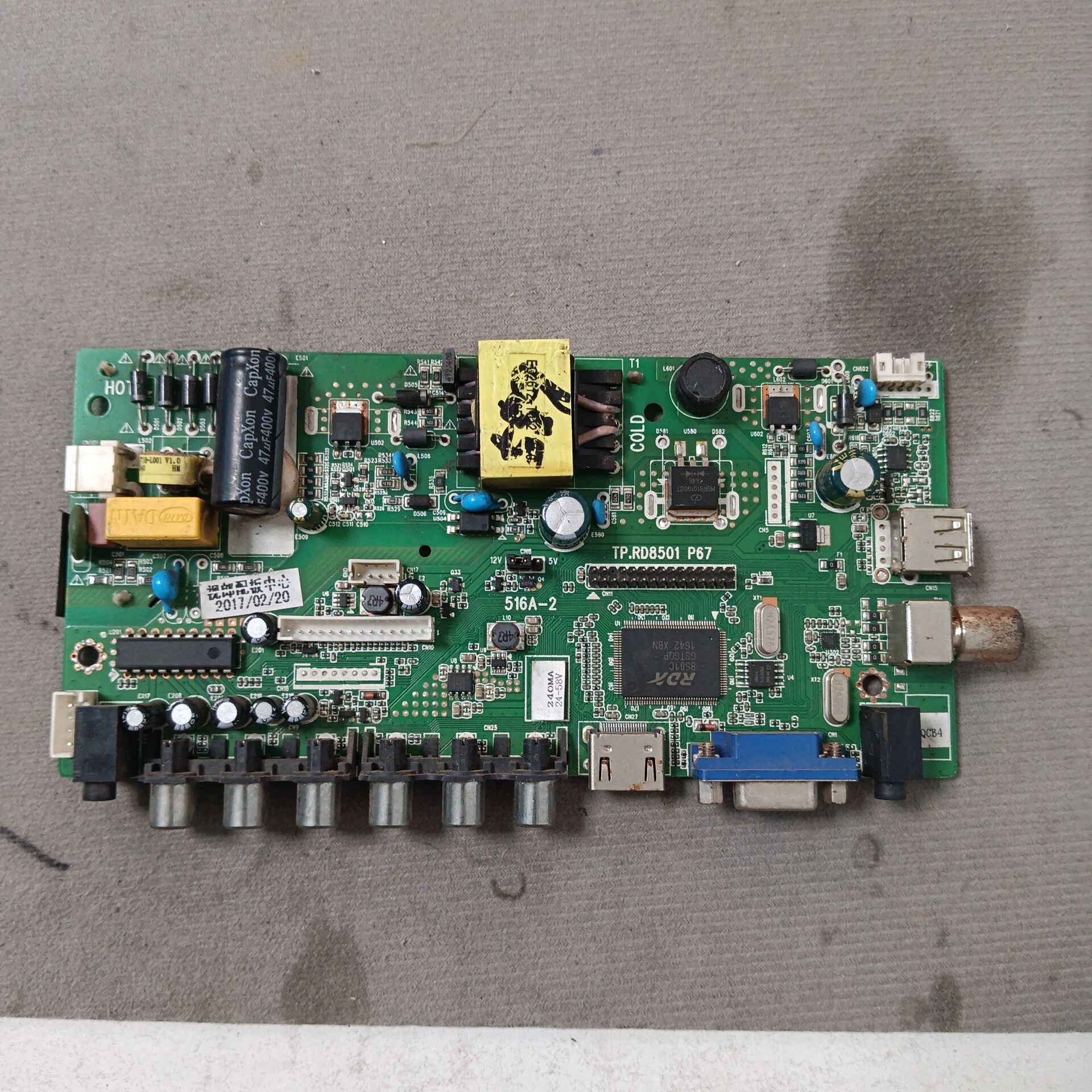 原装TCL LE32C11 主板 ZP.VST.V56RU.PB819 屏 TLB315DF39-09-01