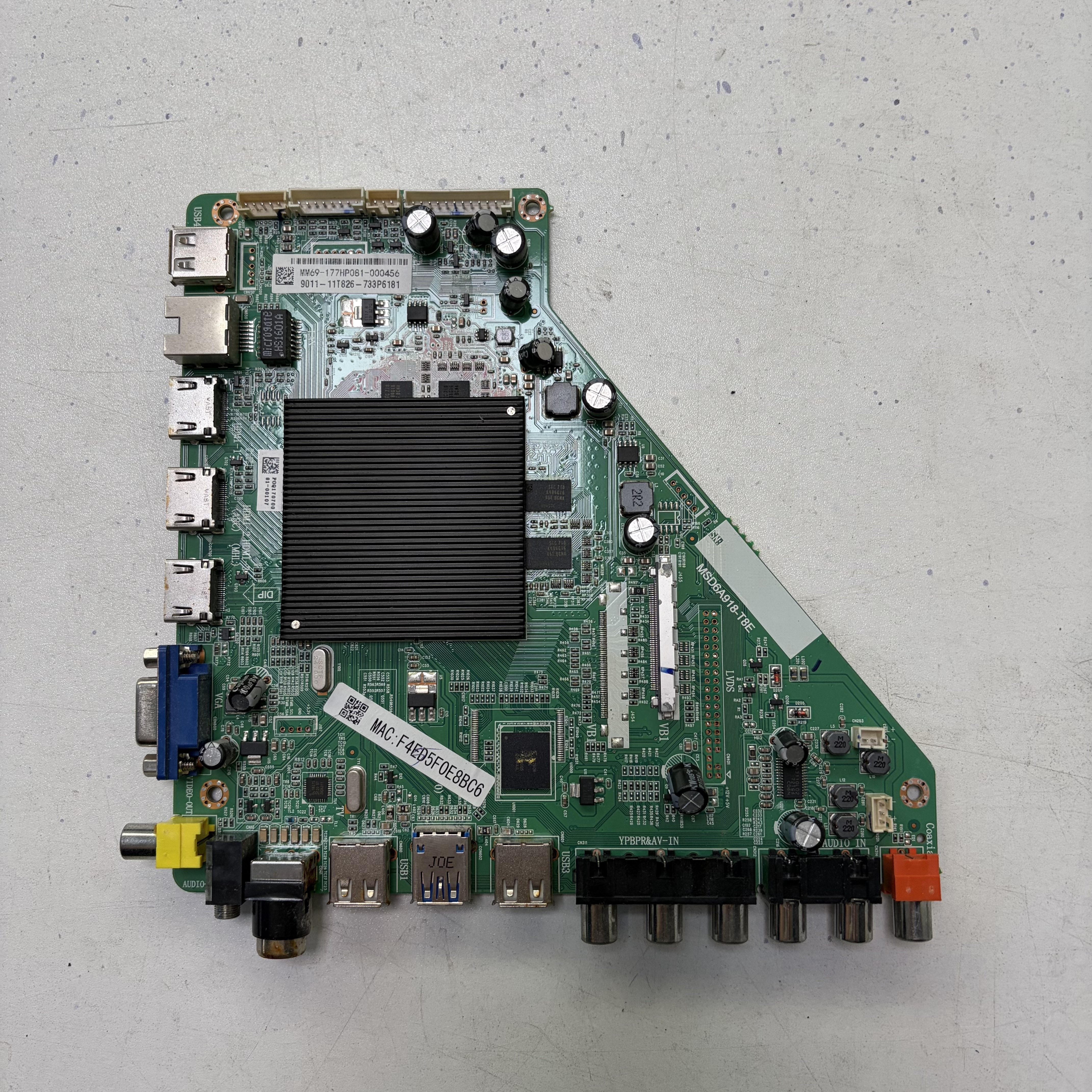 原装松下43PUF6056/T3主板 MSD6A918-T8E 屏K490WD9