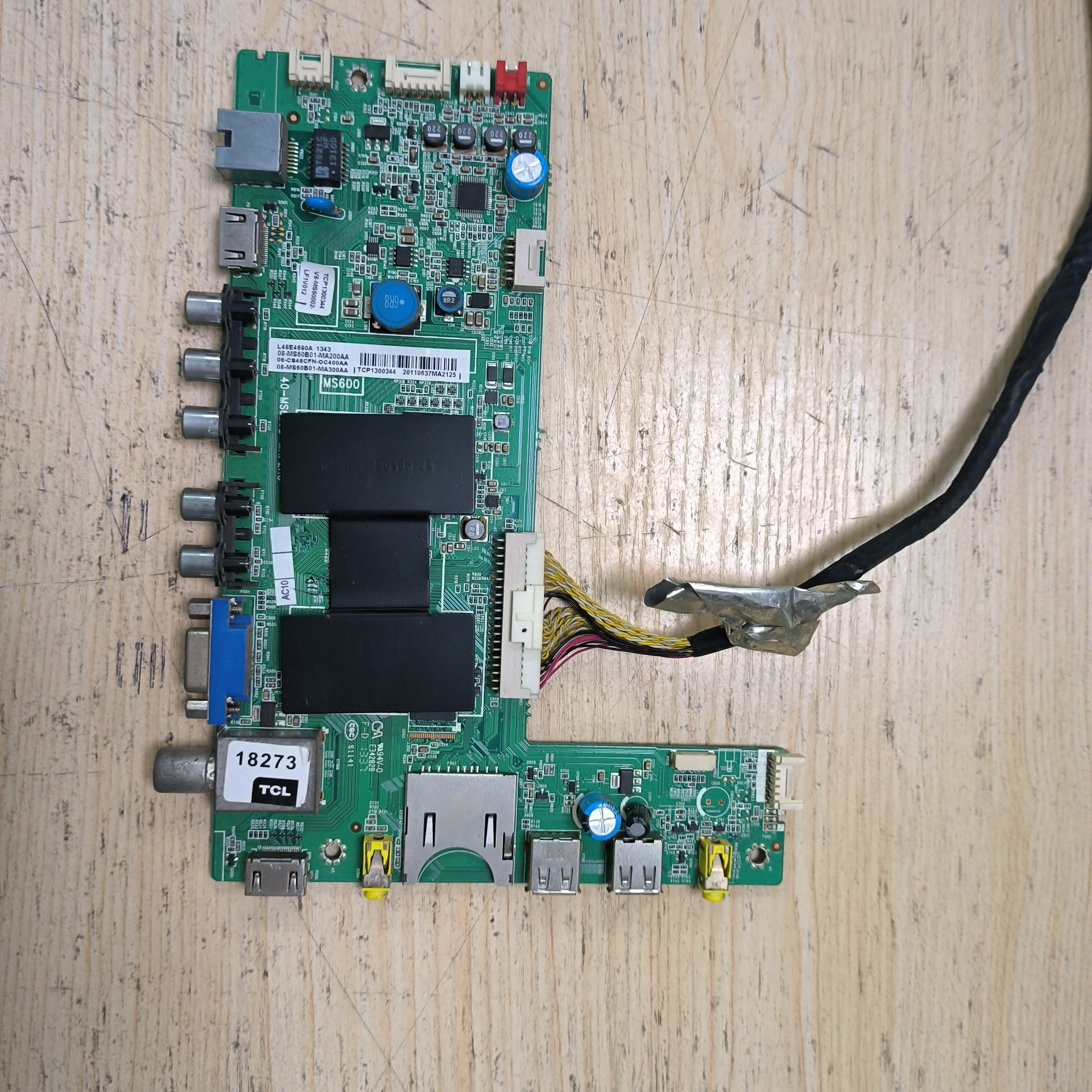液晶 TCL L48E4690A主板40-MS600B-MAF2HG屏LVF480NE2L 现货