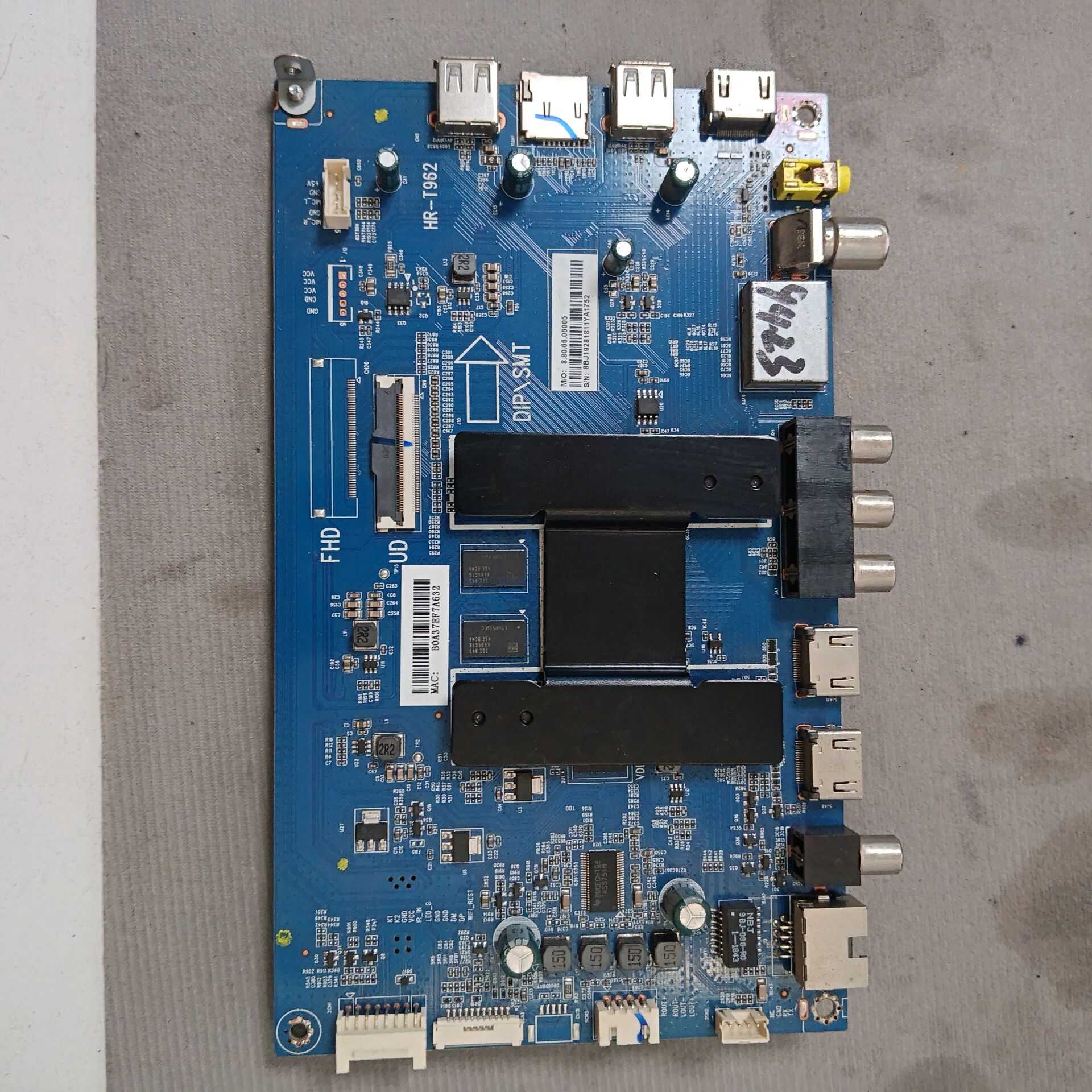 海尔LS65A51主板HR-T962 0091802191 v1.7屏LSC650FN043