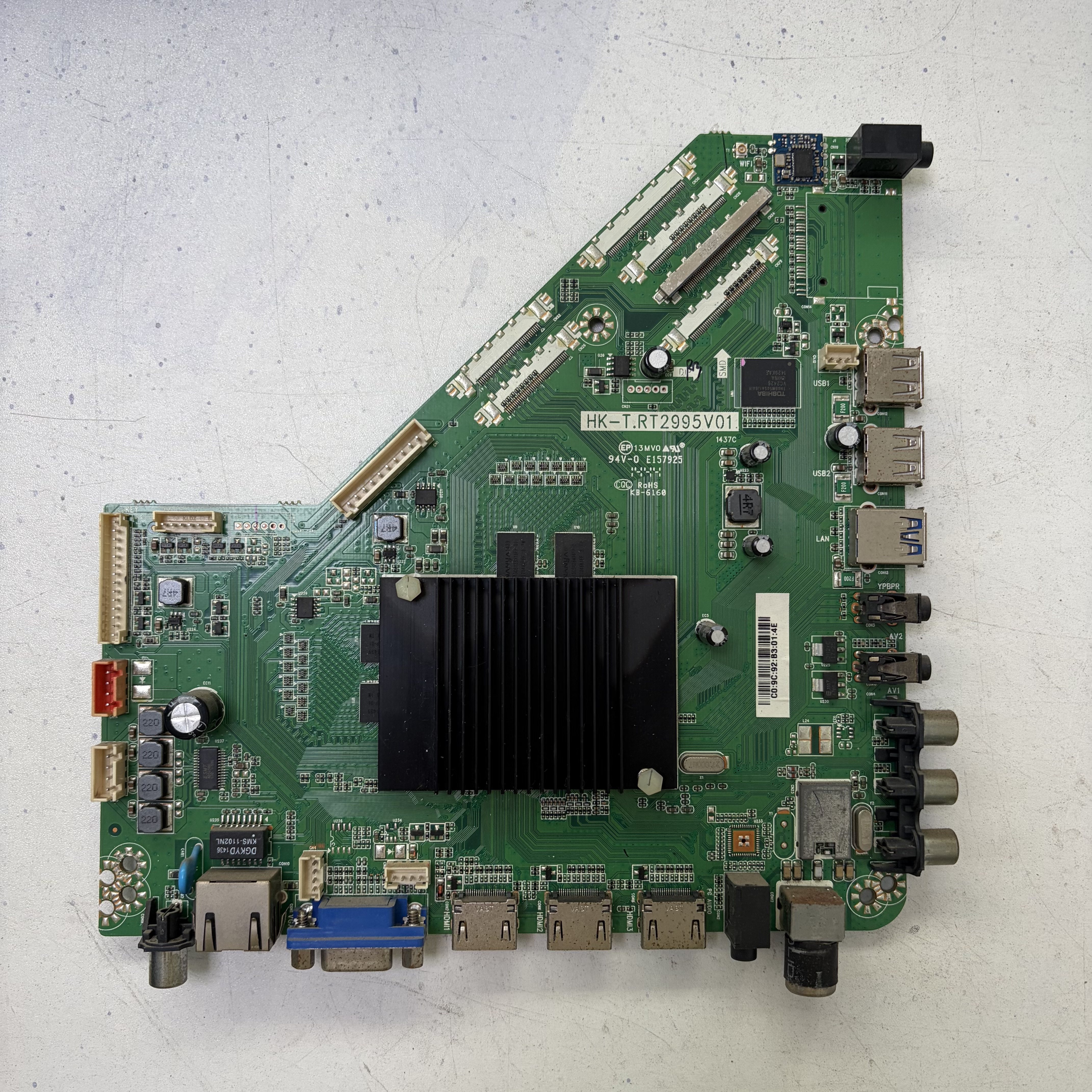 原装HKC T55液晶电视主板HK-T.RT2995V01屏ST5461D01-1测试好现货