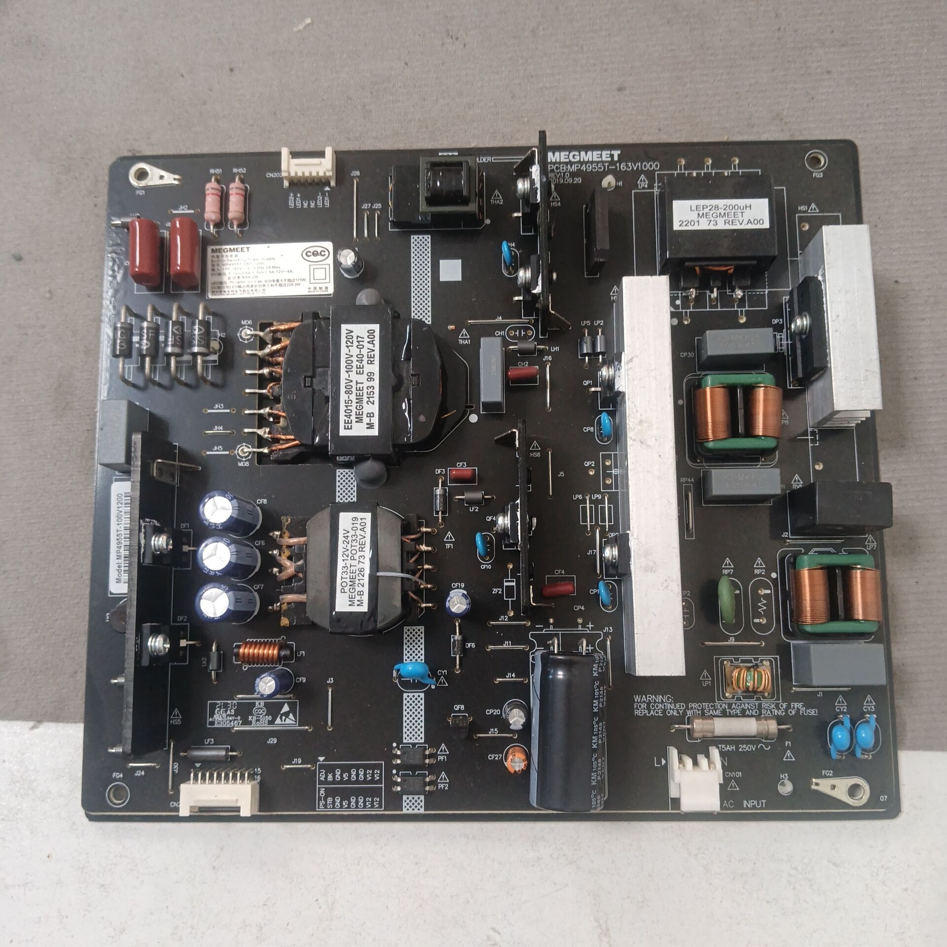 原装富沐FM-PJ5535L-CC 电源板MP4955T-163V1000