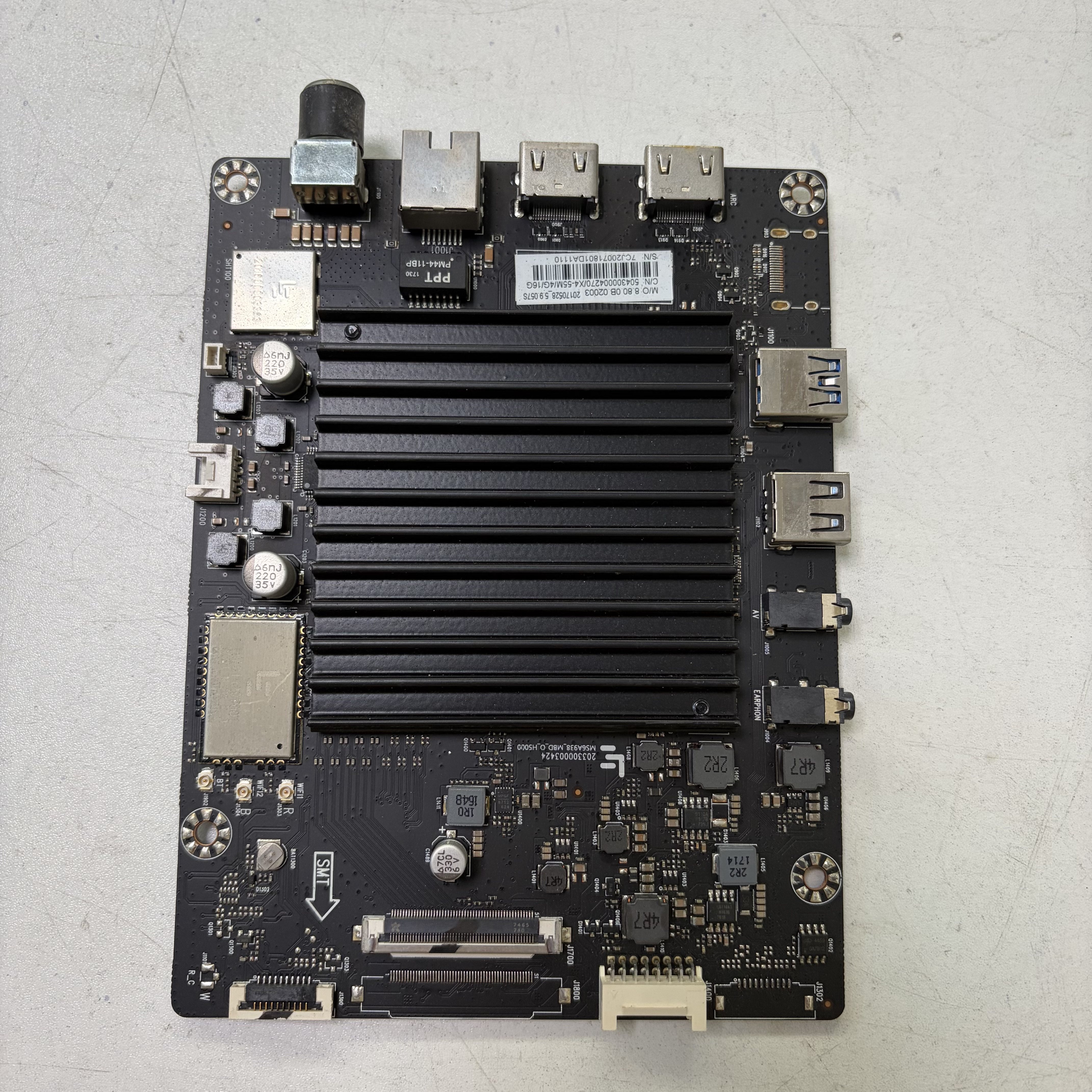 原装乐视D554UCN6主板MS6A938-MBD-O-H5000屏ST5461D07-8
